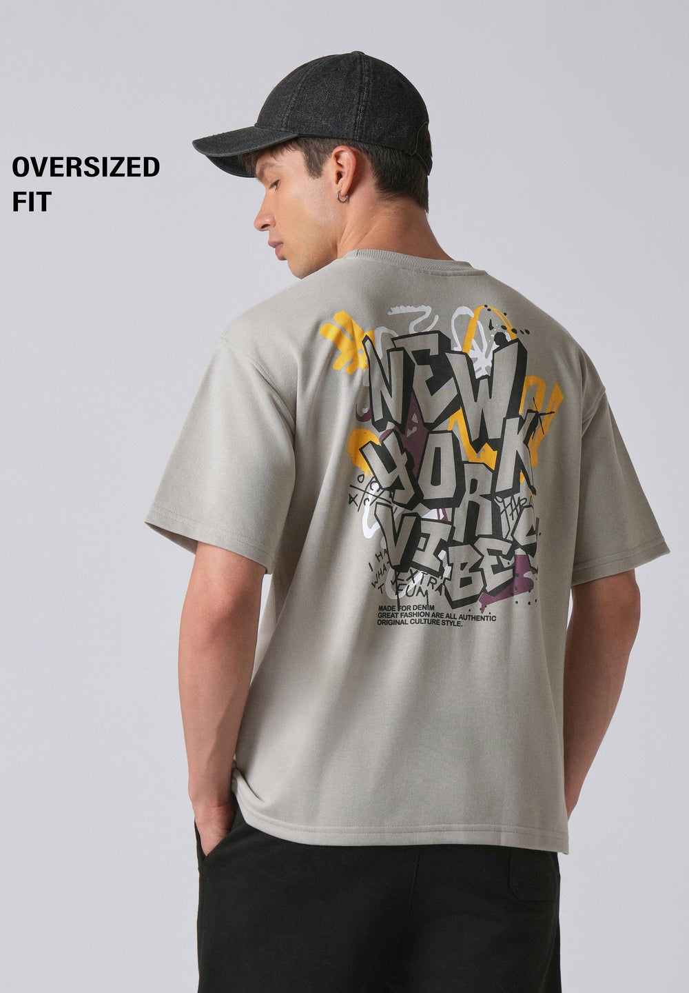 Heather Grey Oversized T-shirt