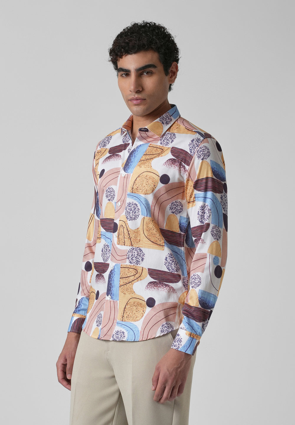 Illusive Abstract Print Shirt