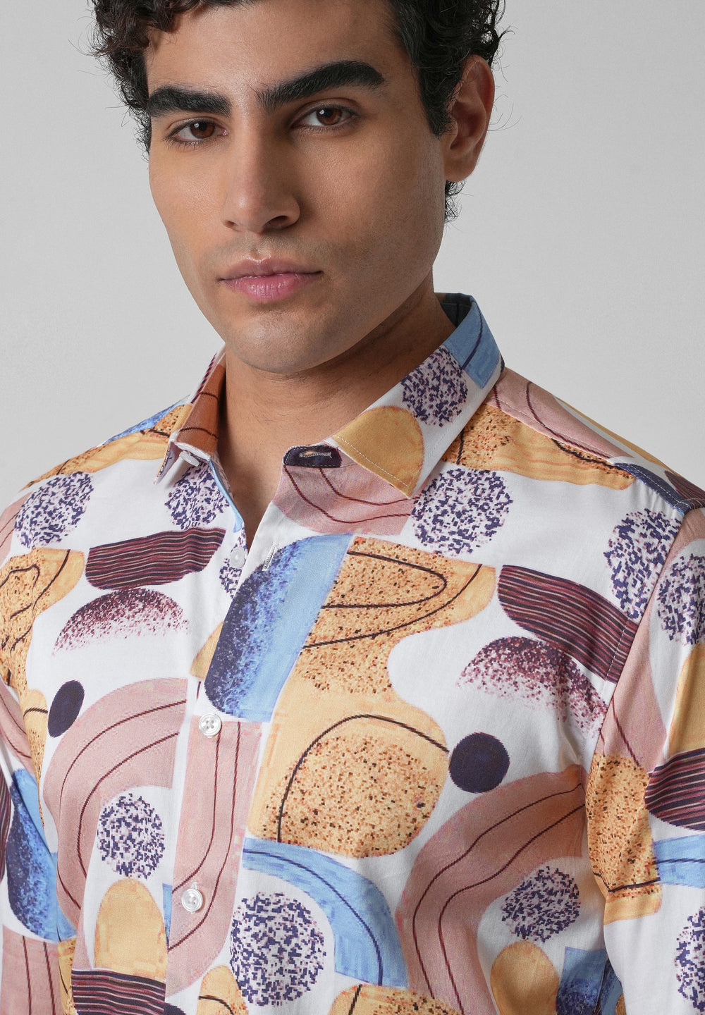 Illusive Abstract Print Shirt