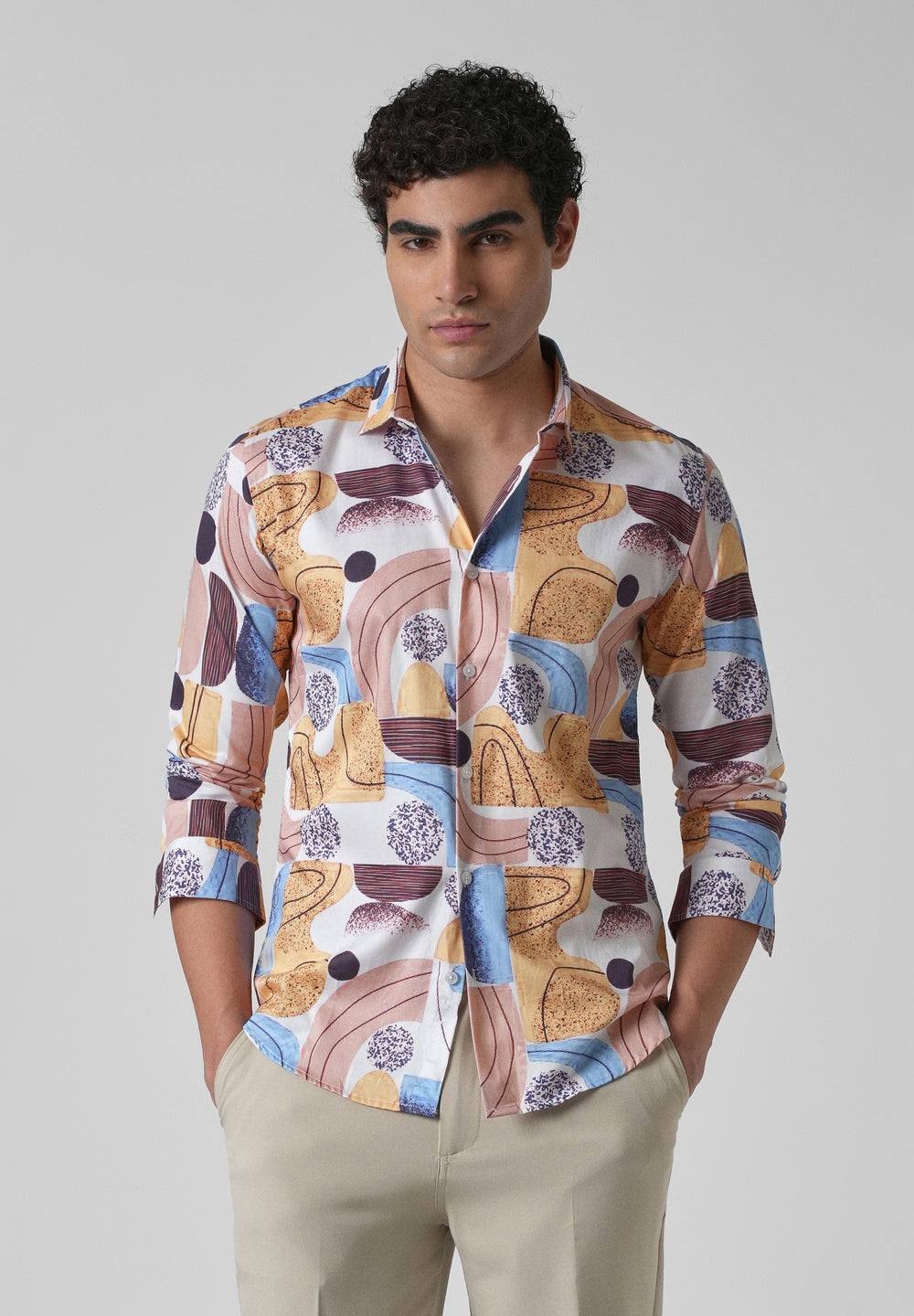 Illusive Abstract Print Shirt