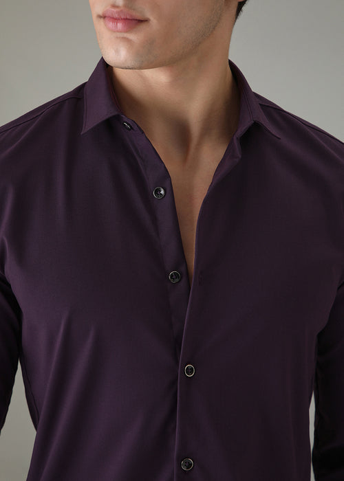 Imperial Purple Wrinkle Free Shirt