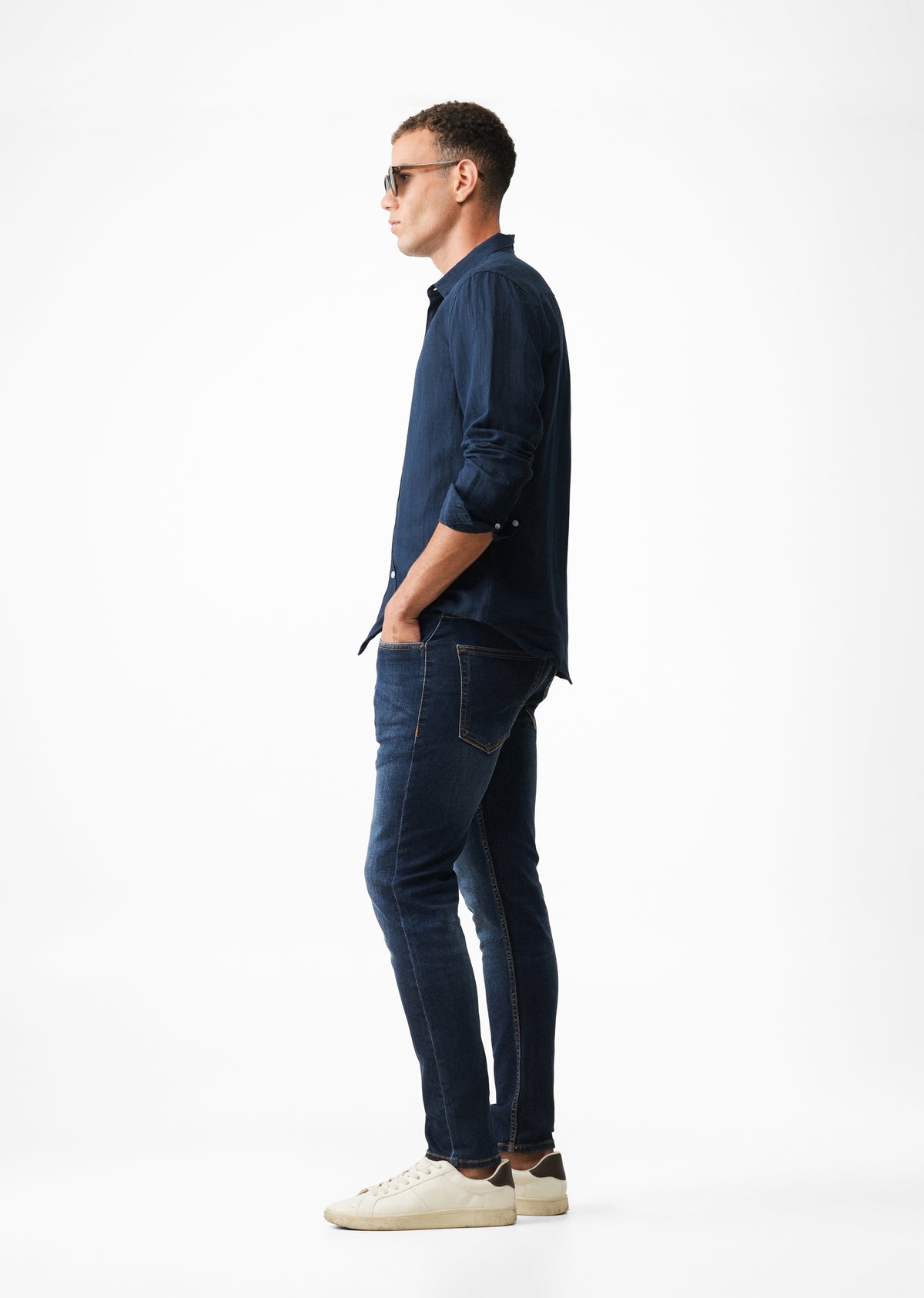 Indigo Blue Slim-Fit Denim