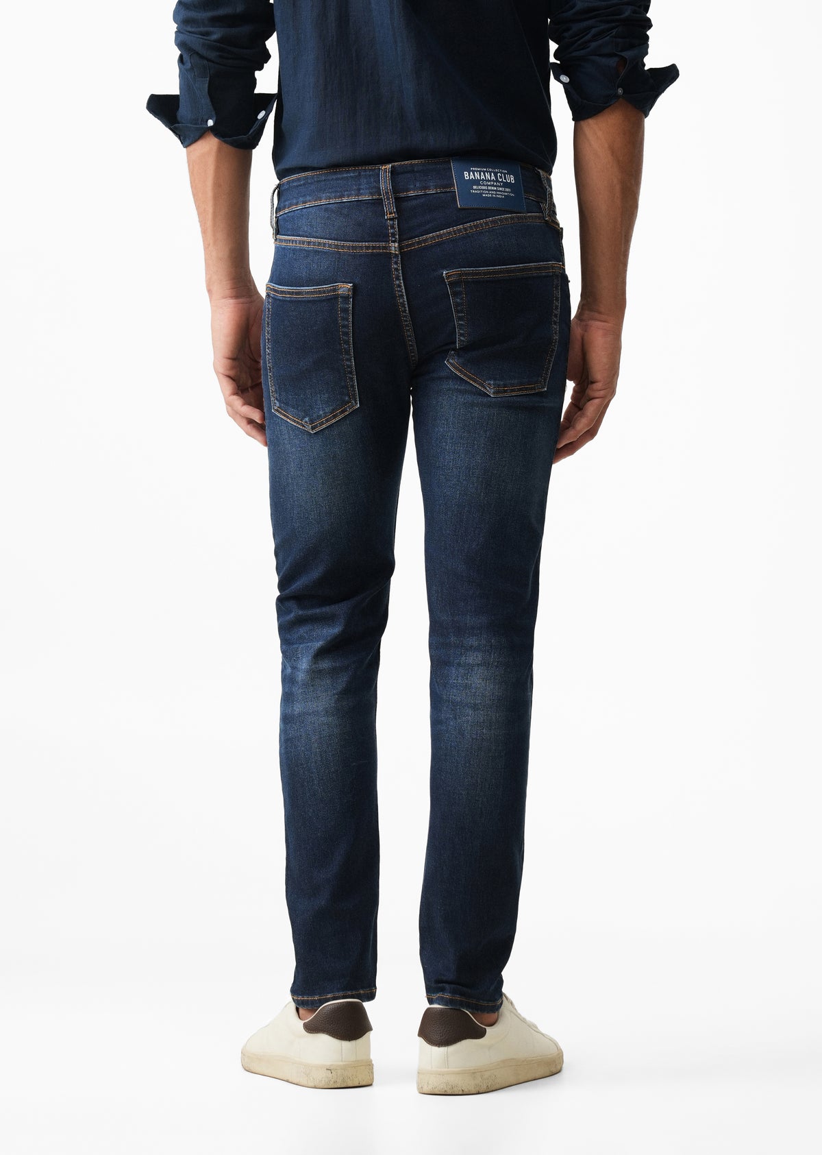 Indigo Blue Slim-Fit Denim