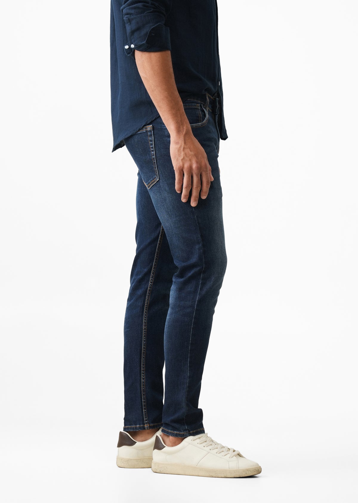 Indigo Blue Slim-Fit Denim
