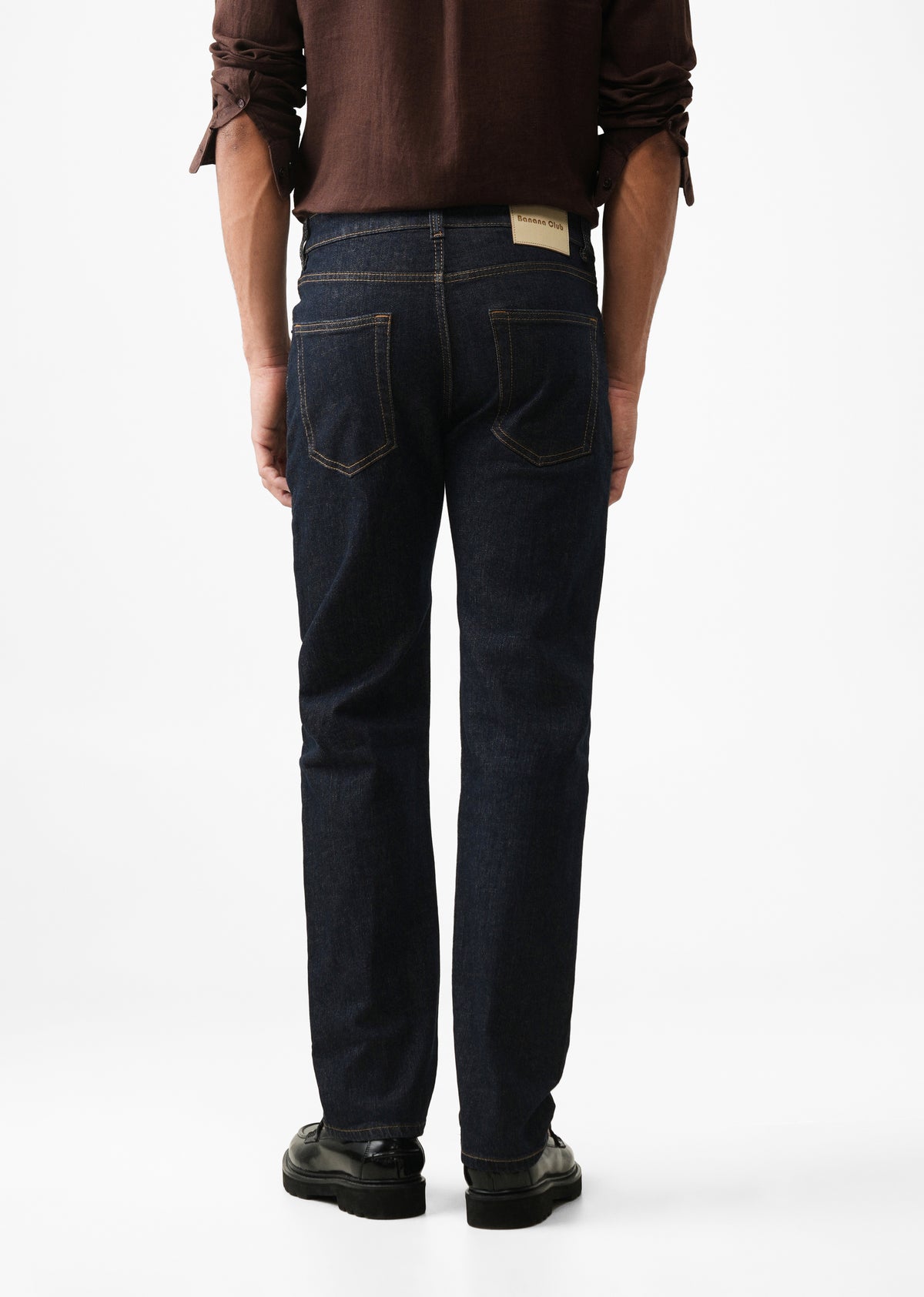Indigo Slim Straight Fit Jeans
