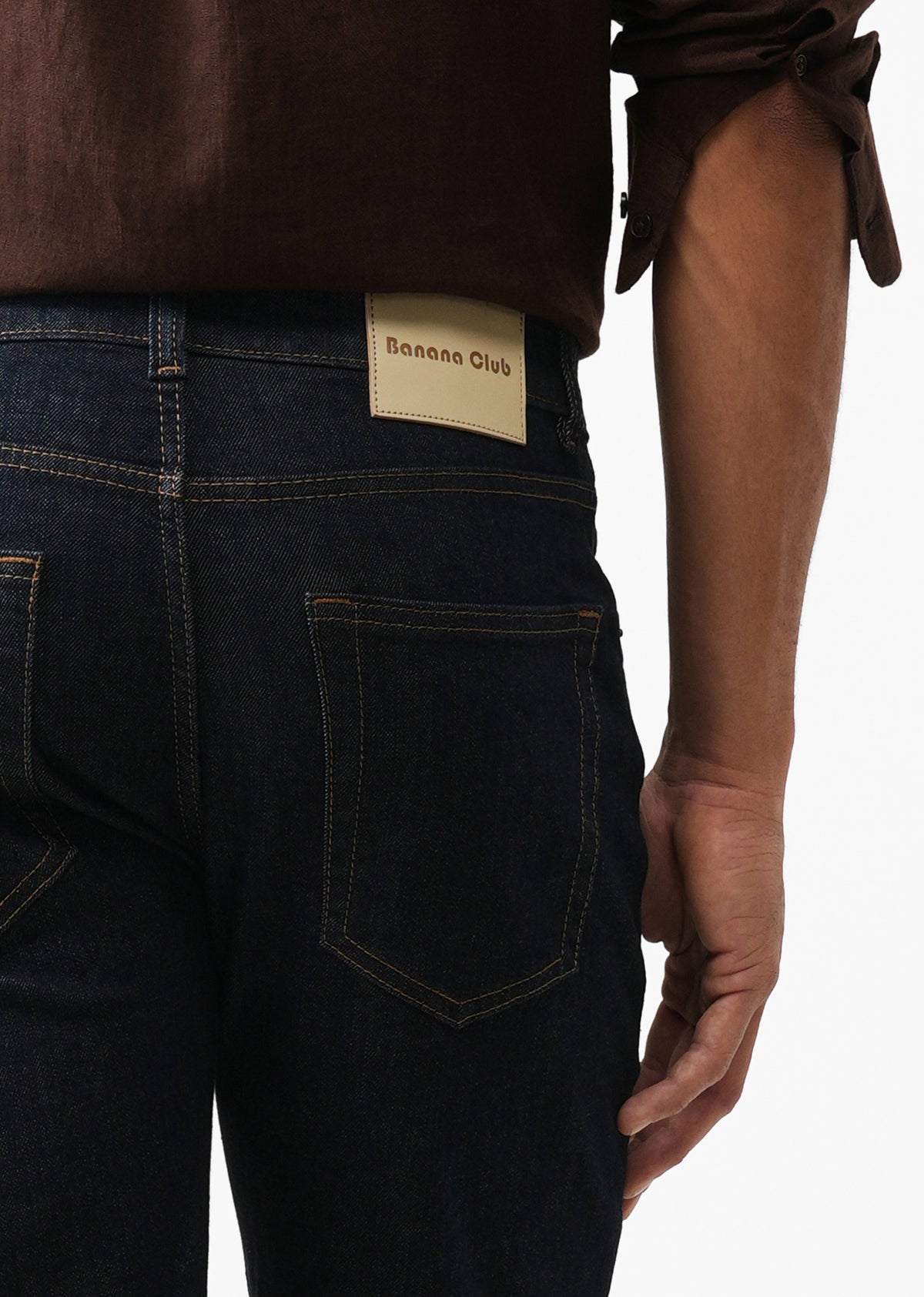Indigo Slim Straight Fit Jeans
