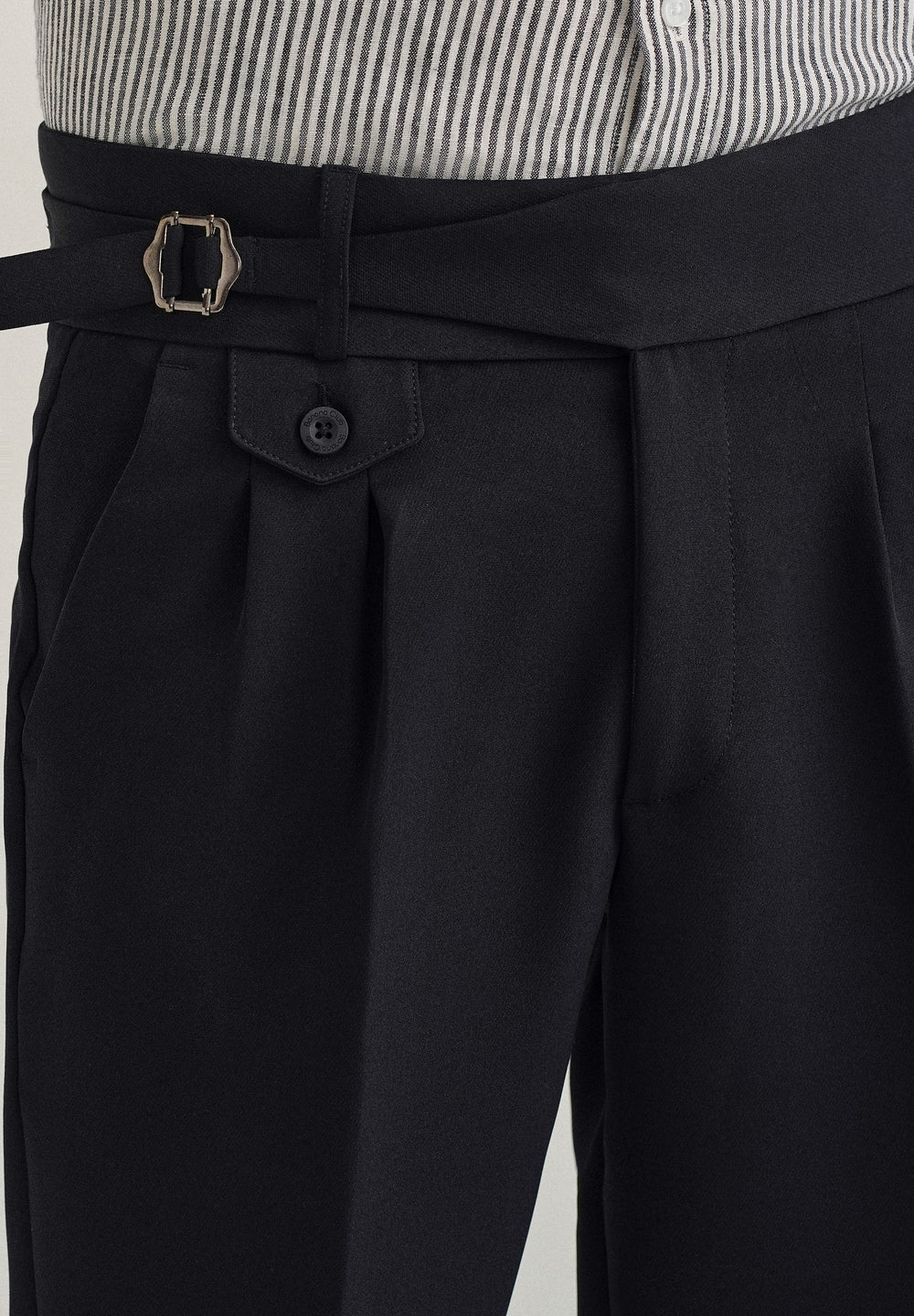 Ink Black Gurkha Pant