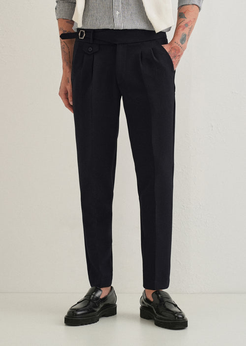 Ink Black Gurkha Pant