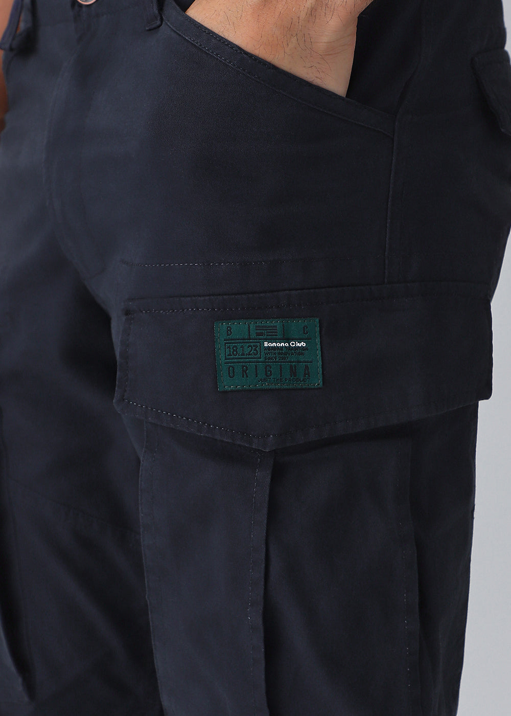 Ink Blue Cargo Pant