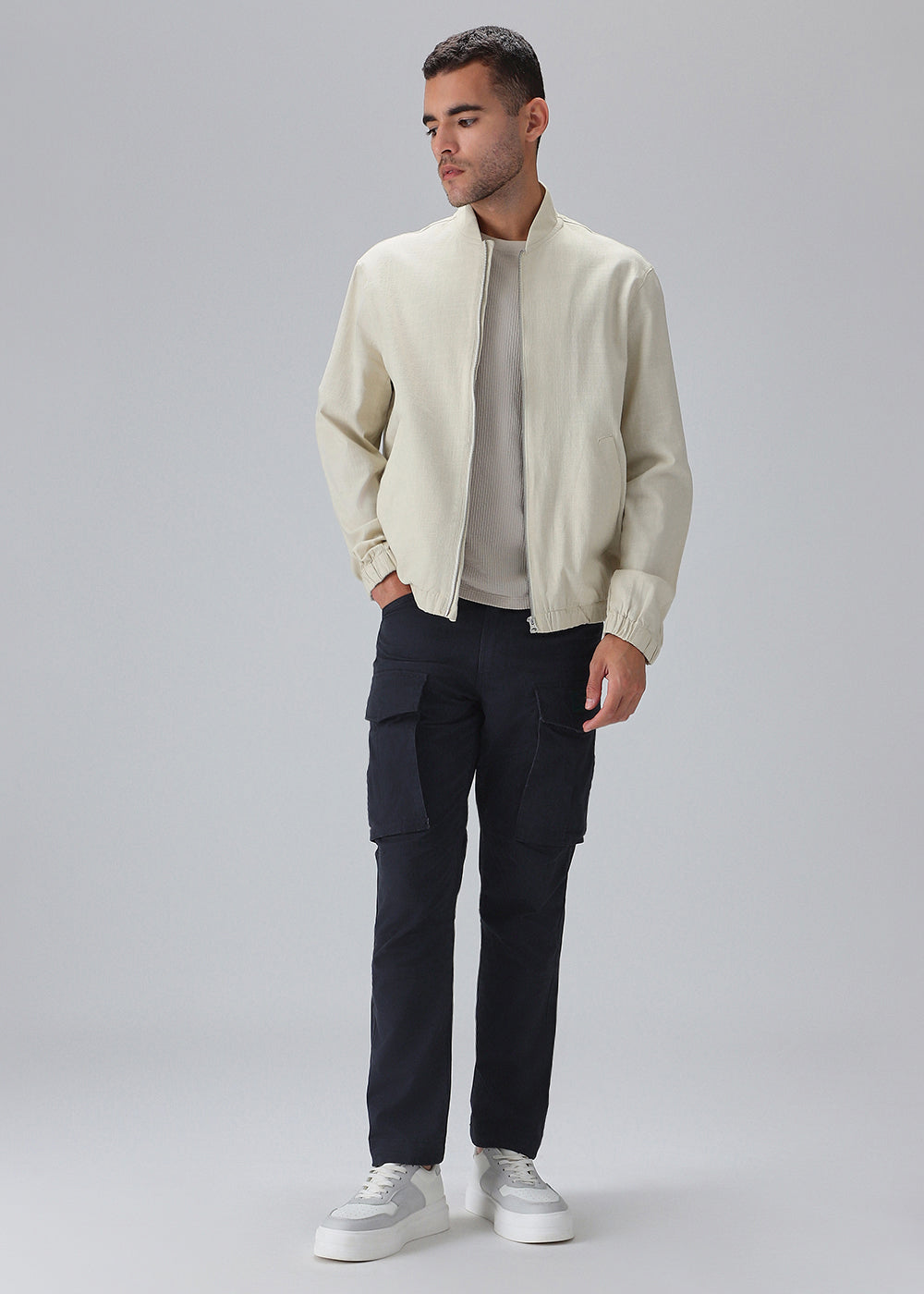 Ink Blue Cargo Pant