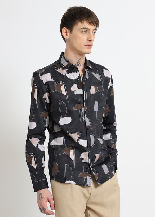 Interlock Printed Shirt