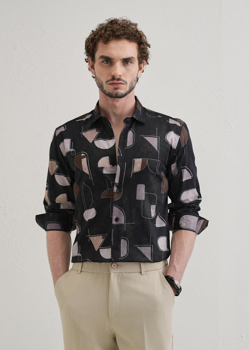 Interlock Printed Shirt