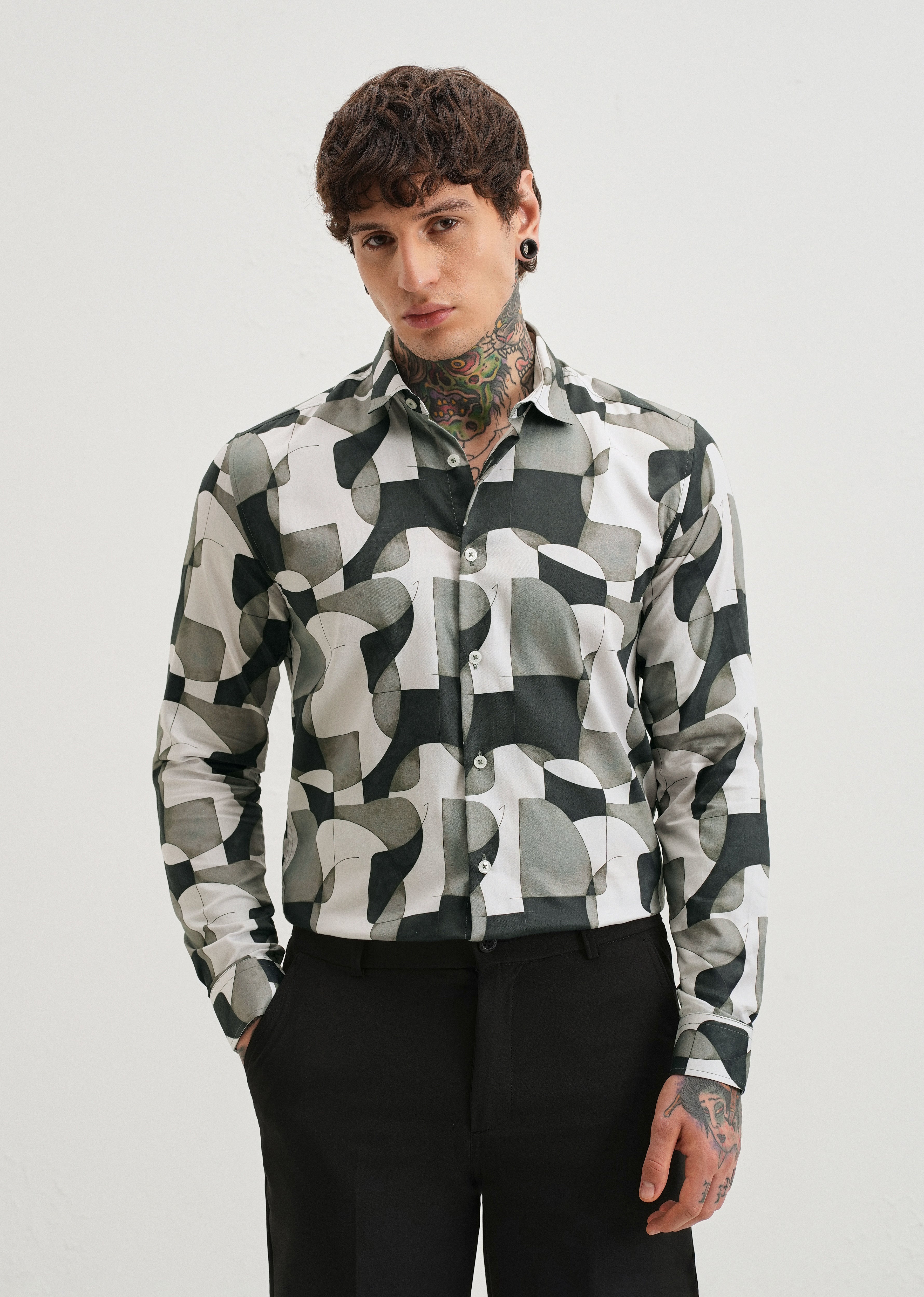 Interlock Impressions Printed Shirt
