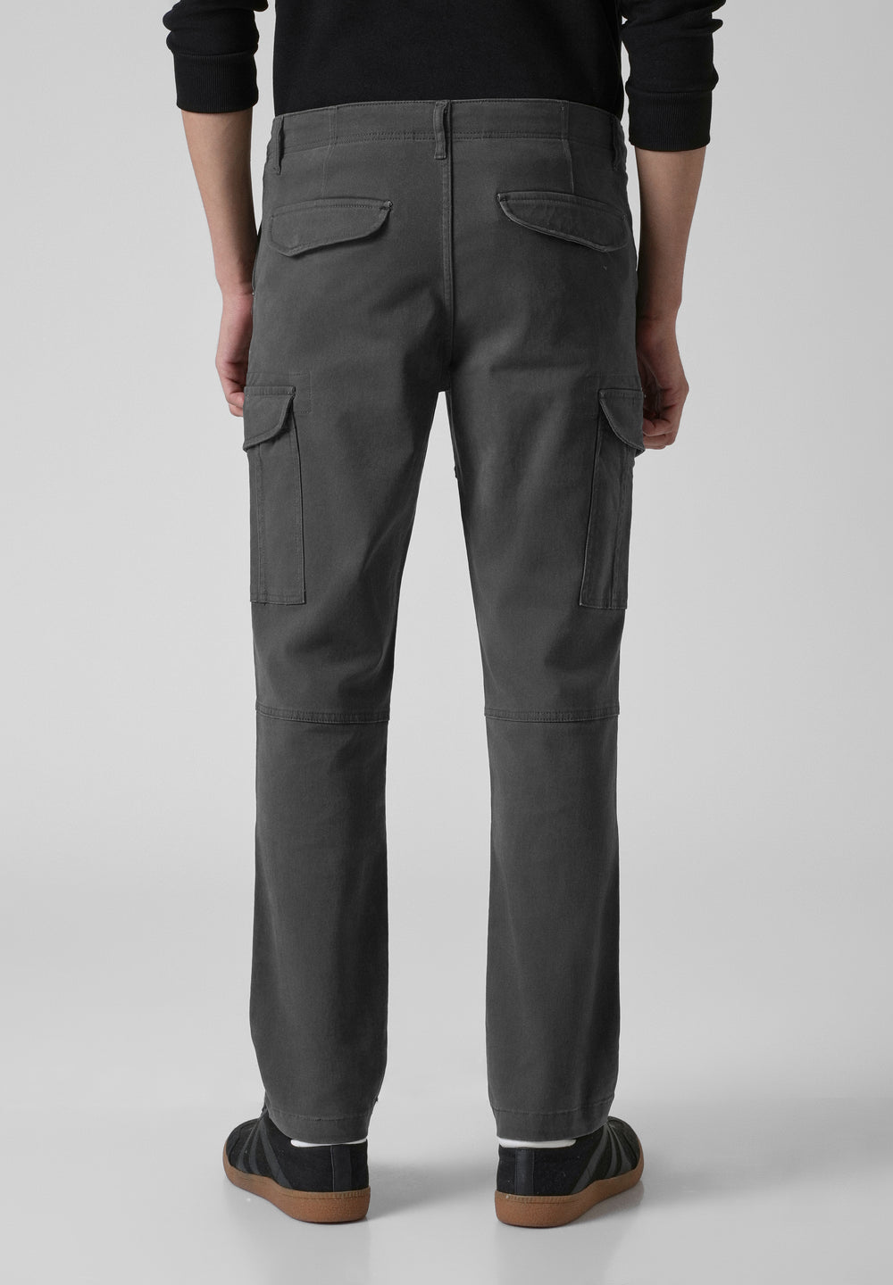 Iron Grey Regular Fit Cargo Pant
