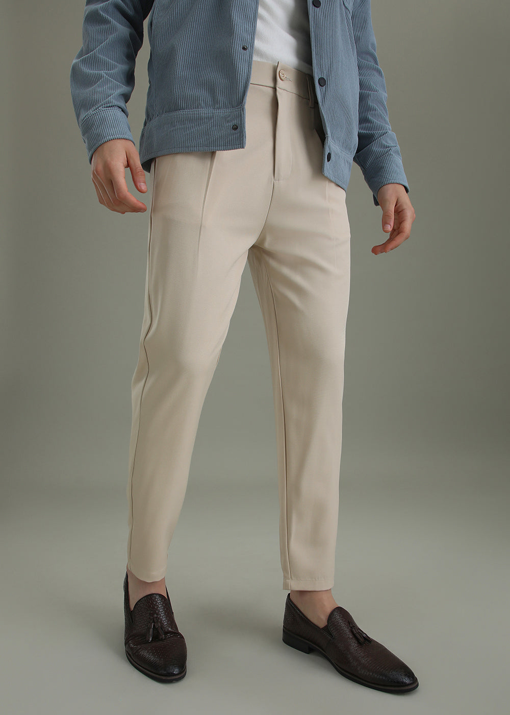 Ivory Beige Korean Pant