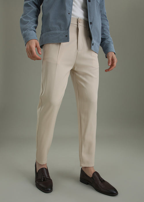 Ivory Beige Korean Pant