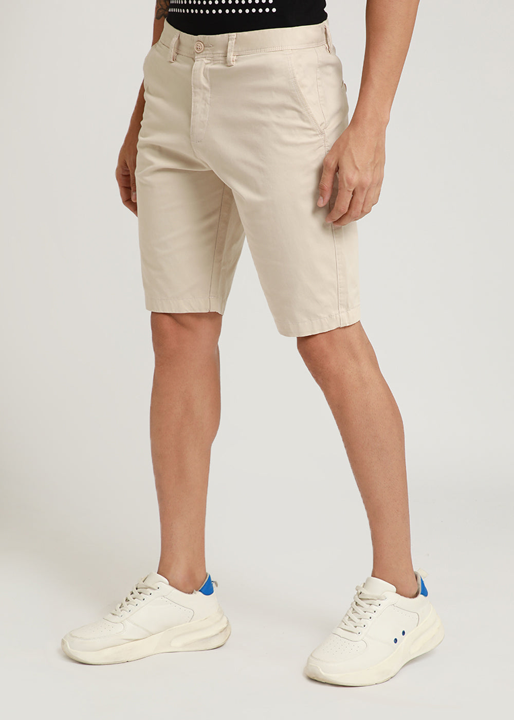 Ivory Cream Shorts