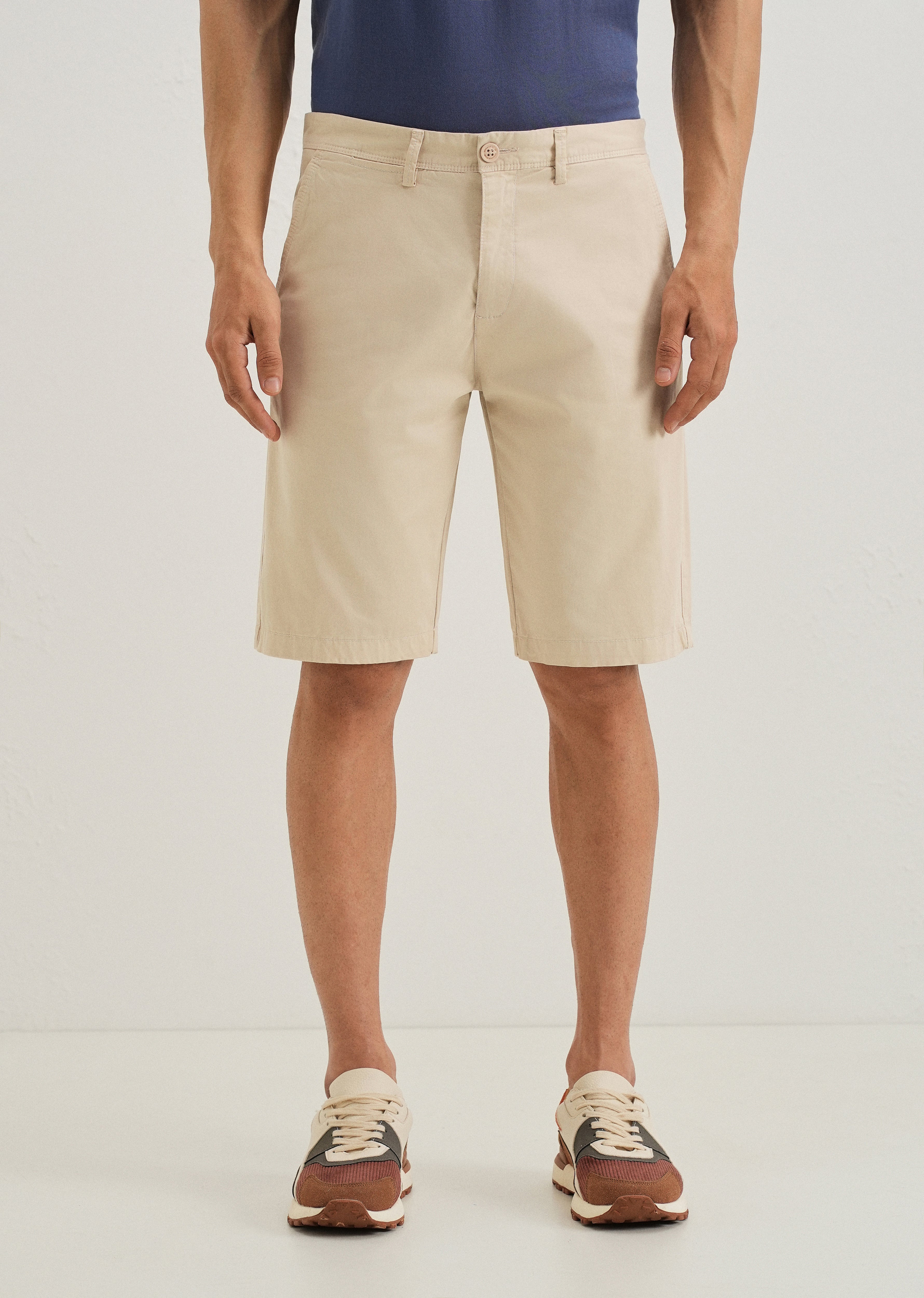 Ivory Cream Shorts