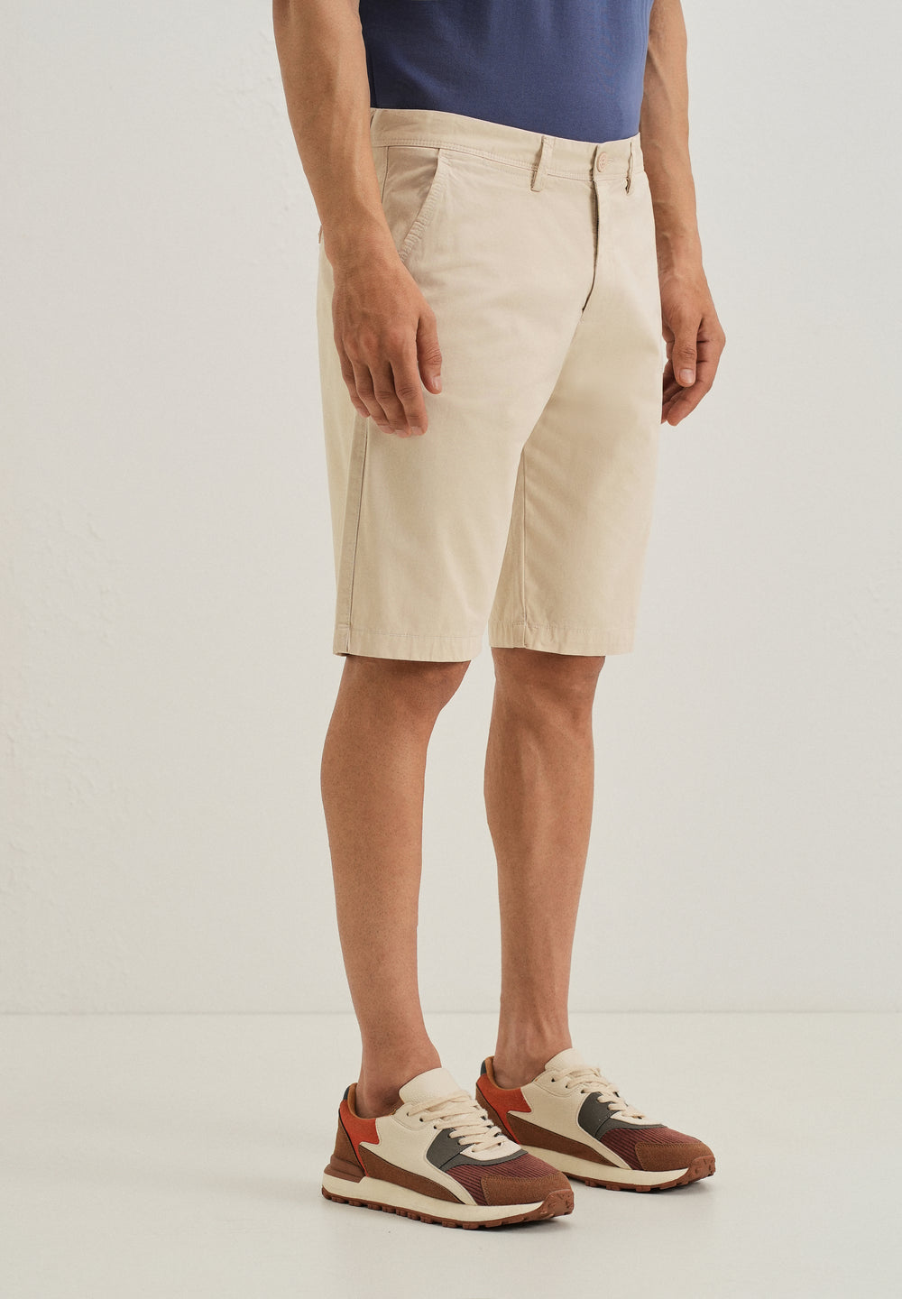 Ivory Cream Shorts