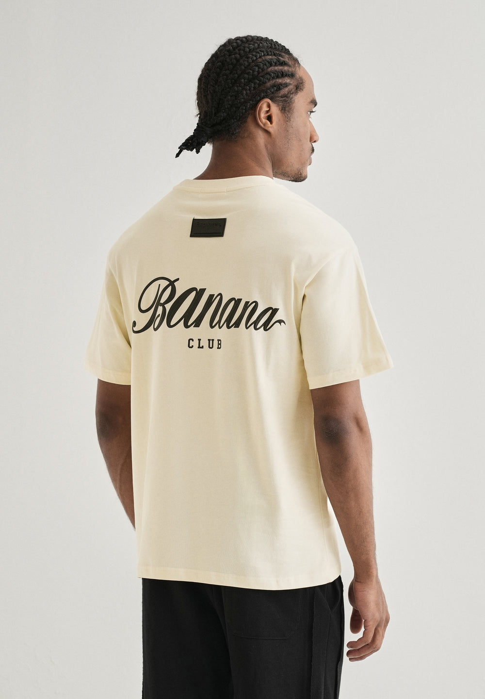 Ivory Embossed Printed Oversized T-shirt
