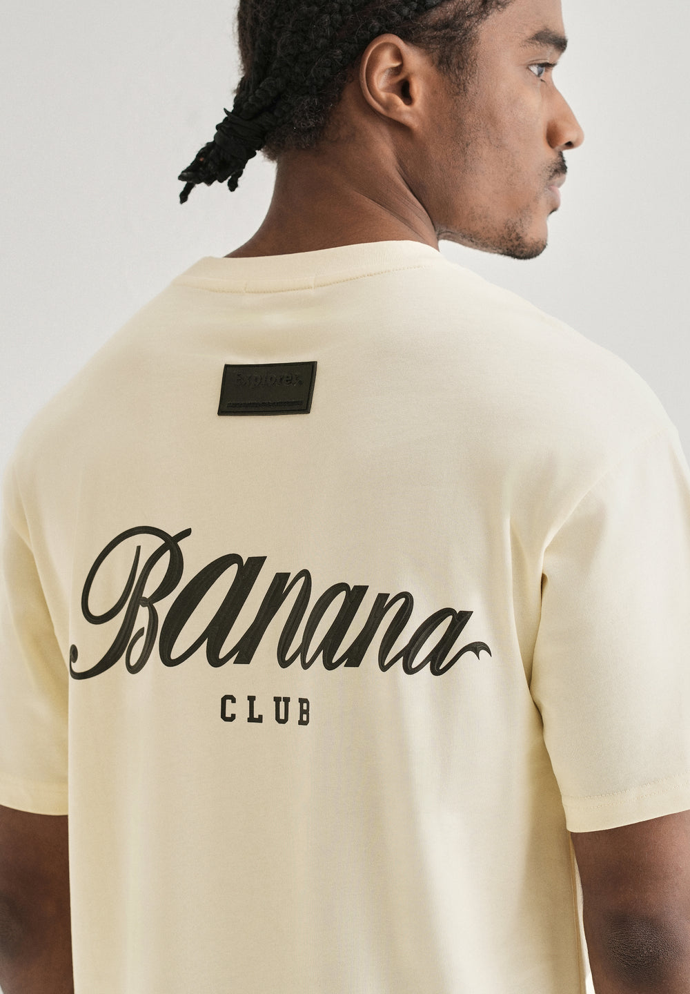 Ivory Embossed Printed Oversized T-shirt