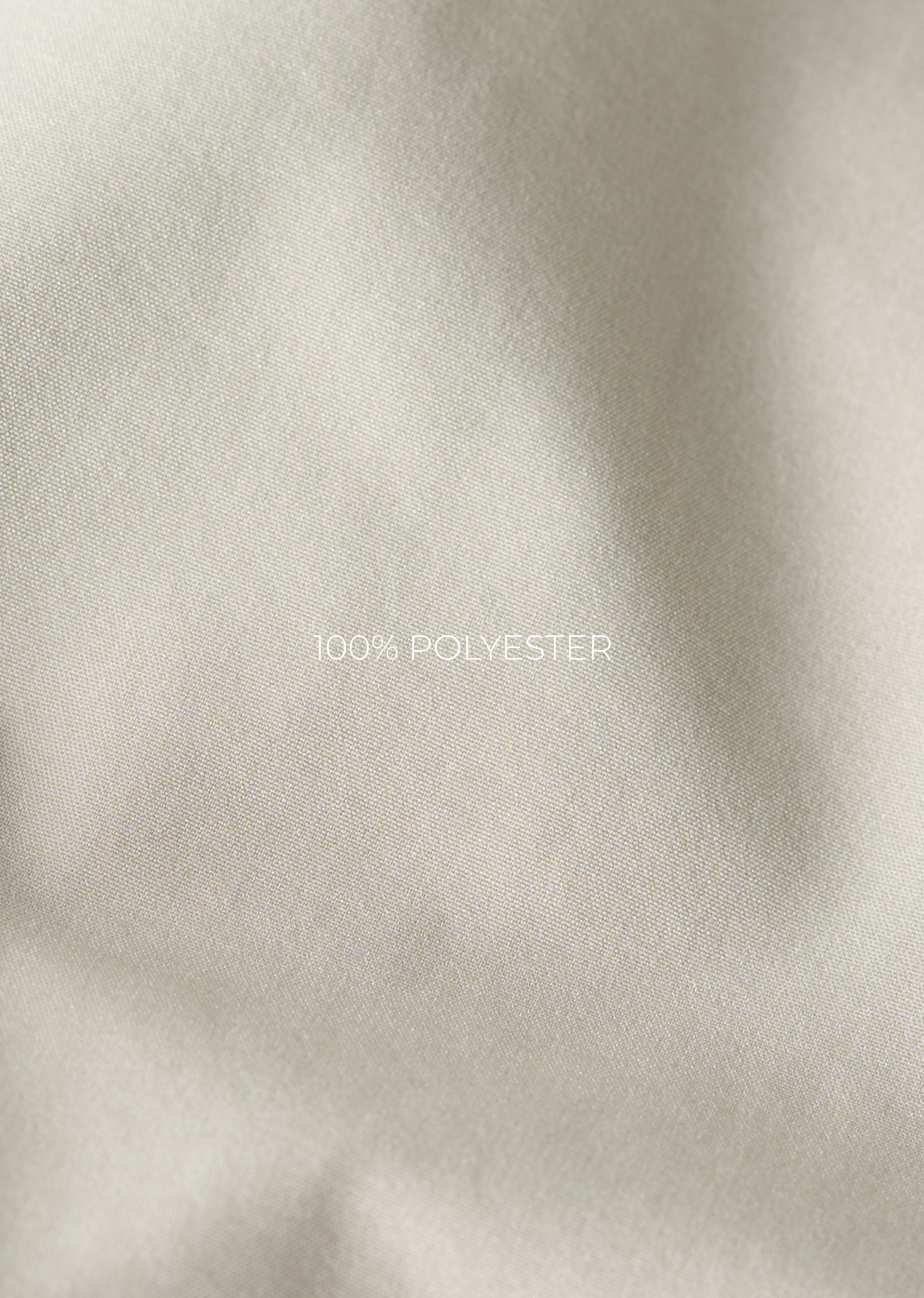 Ivory Boxy Fit Zipper Shirt