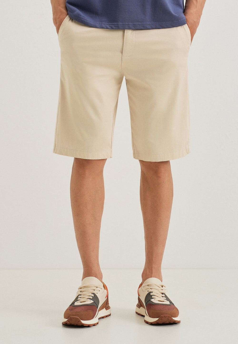Ivory Cream Shorts