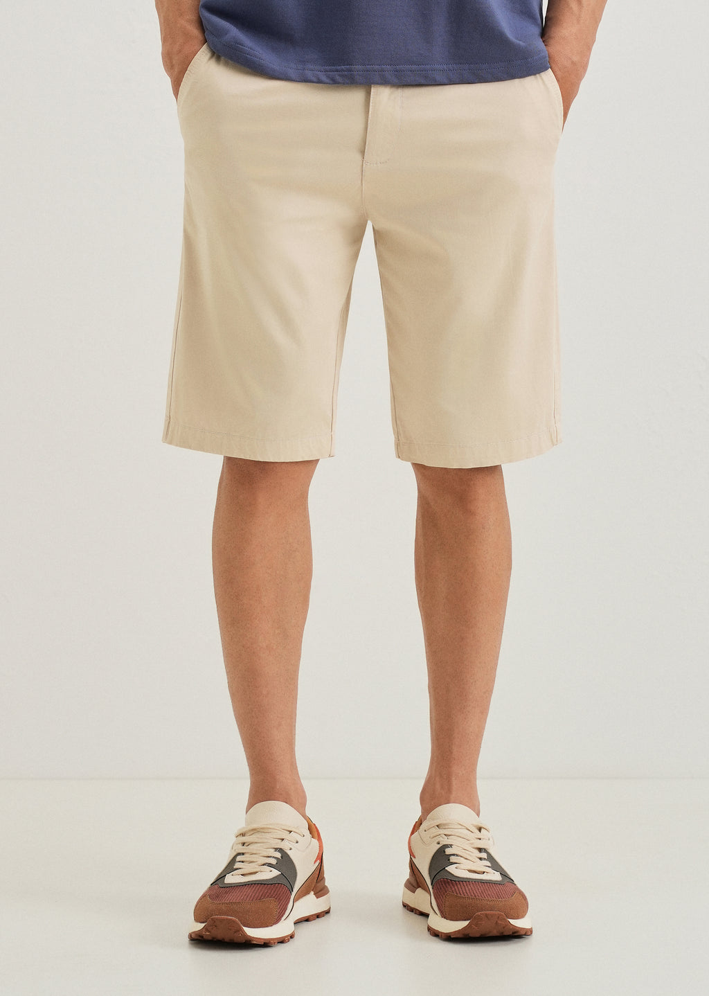 Ivory Cream Shorts