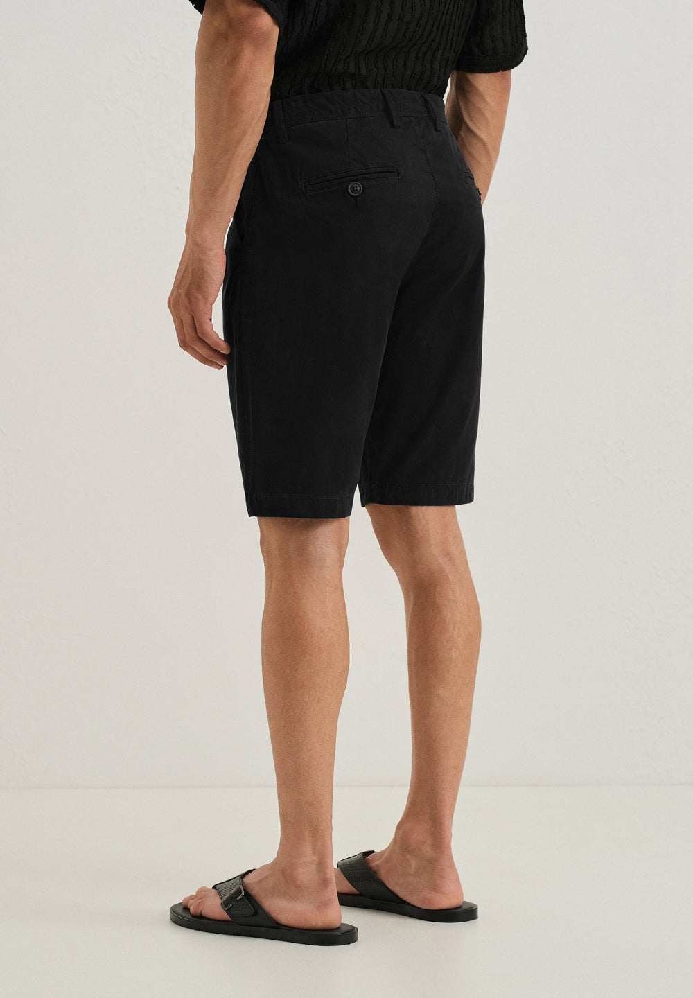 Jet Black Shorts