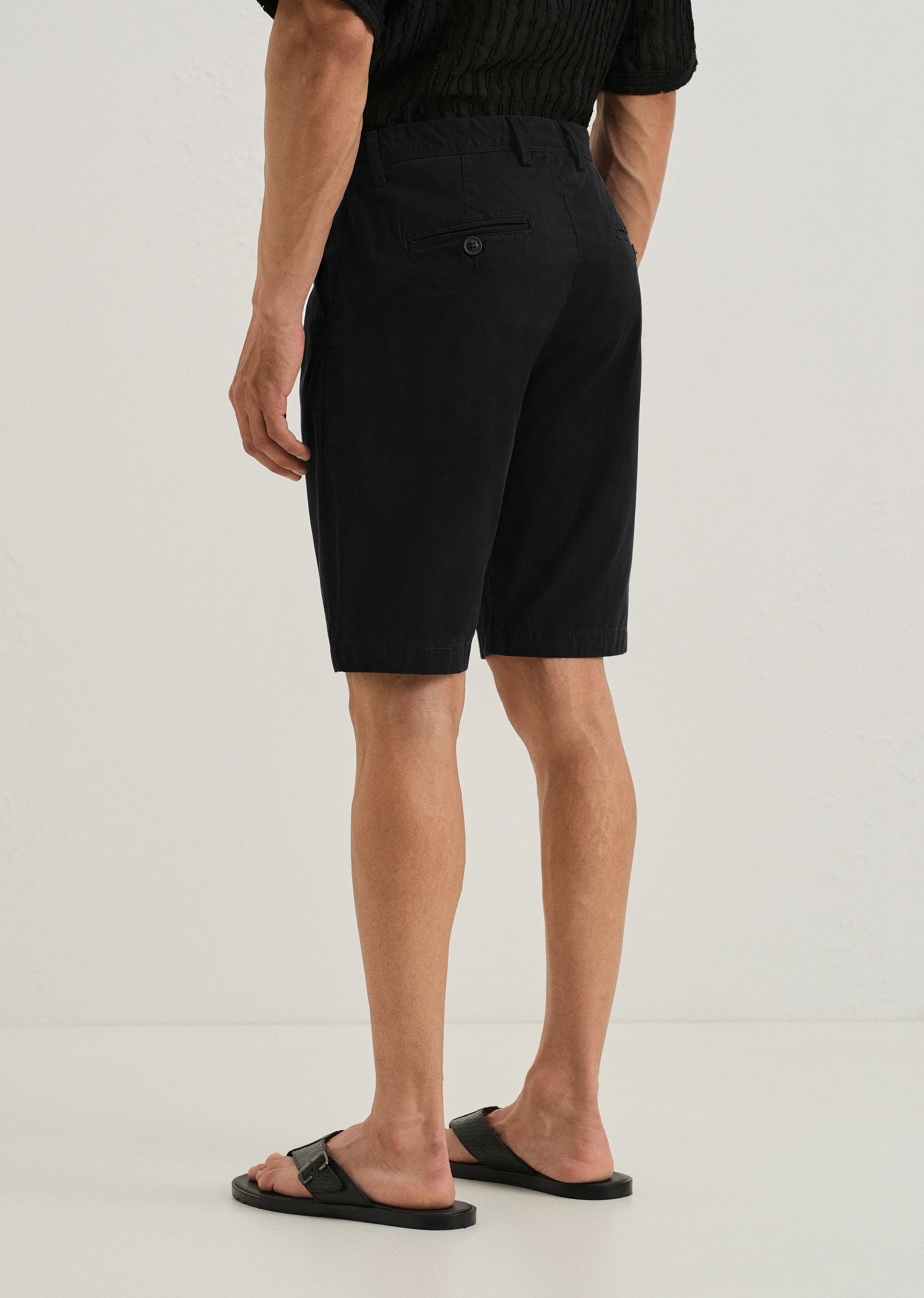 Jet Black Shorts