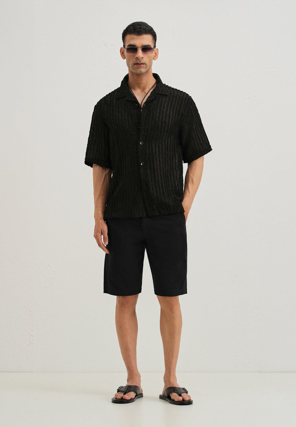 Jet Black Shorts