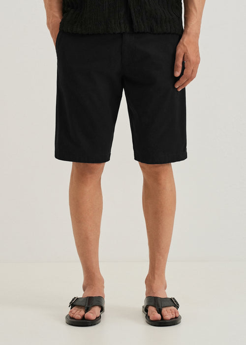 Jet Black Shorts