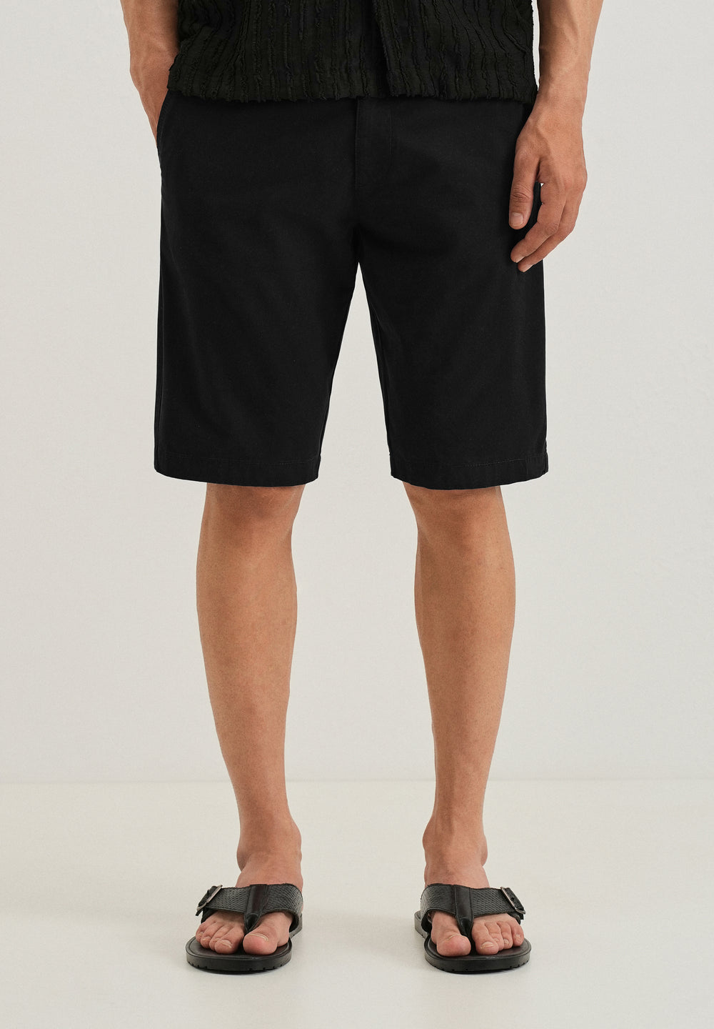 Jet Black Shorts