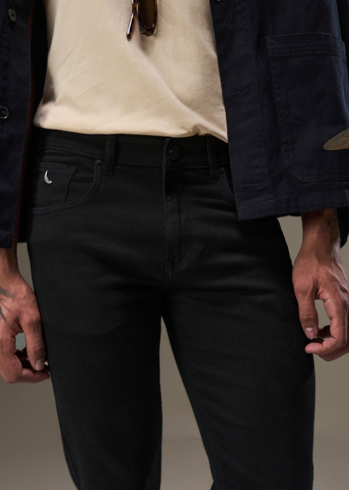 Jet Black Slim Fit Jeans