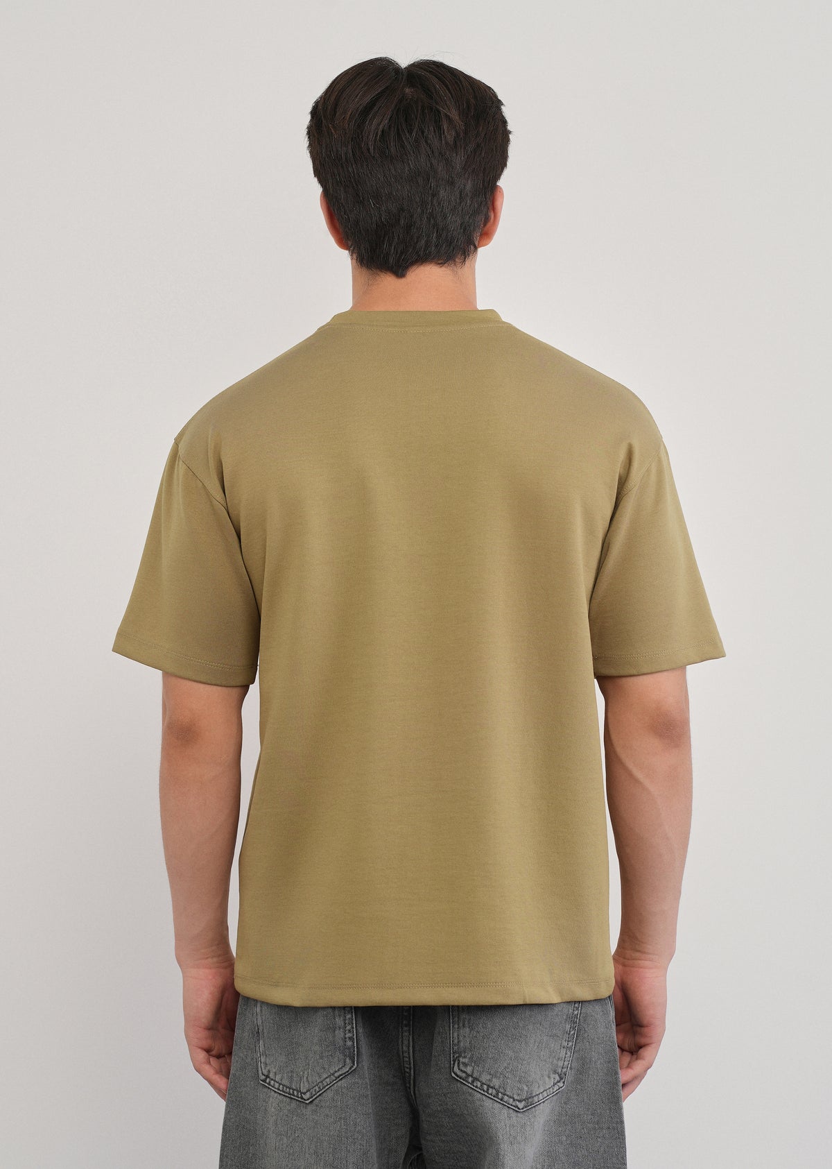 Khaki Rubber Print T-shirt