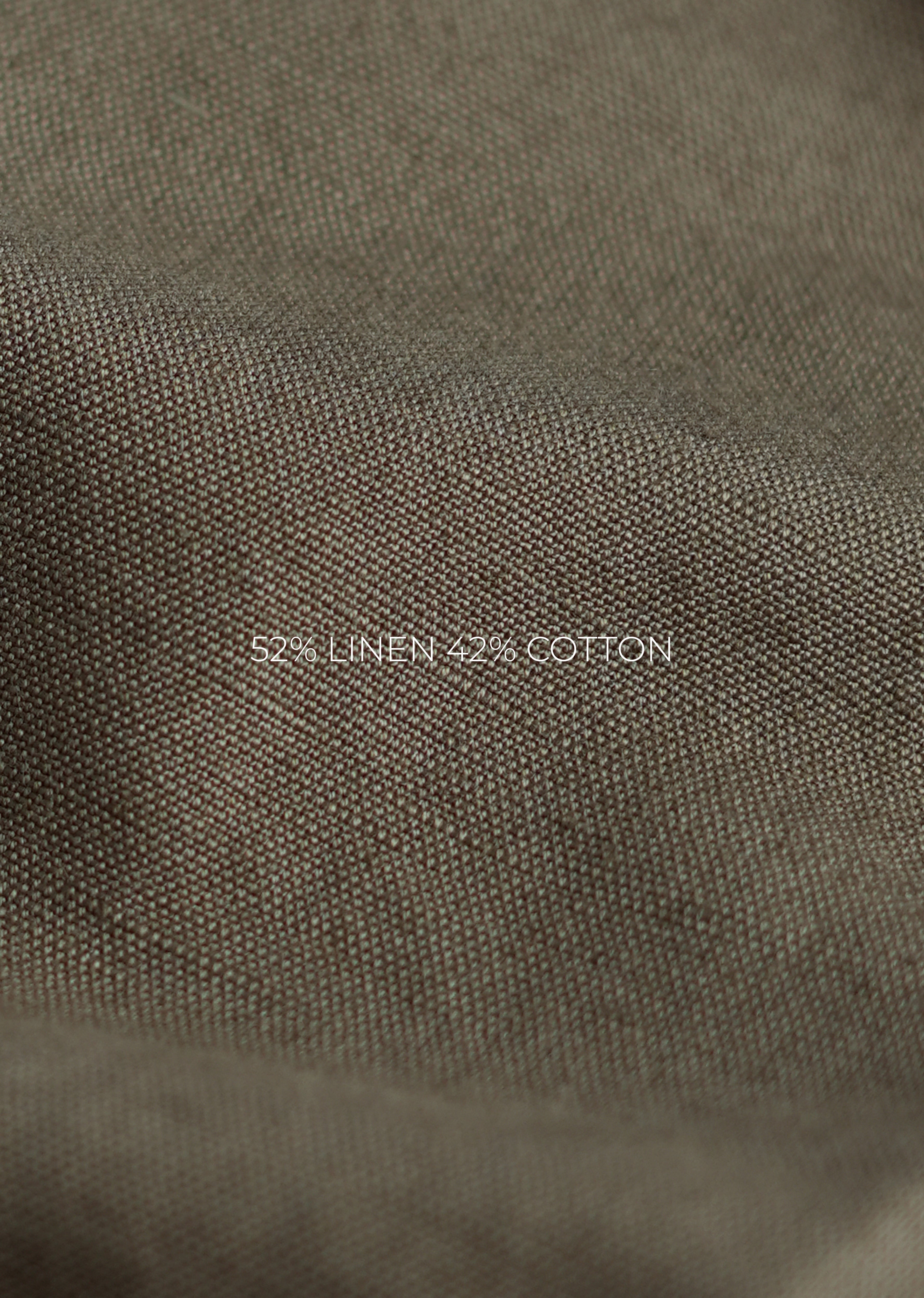 Khaki Olive Cotton Linen Gurkha Pant