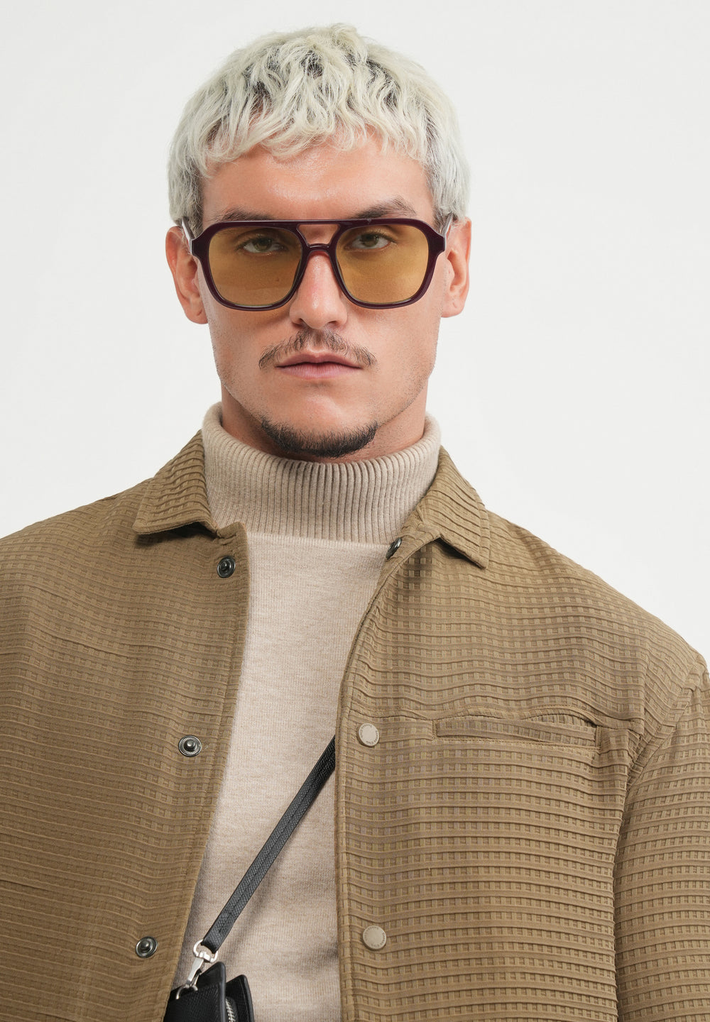 Khaki Textured Shacket