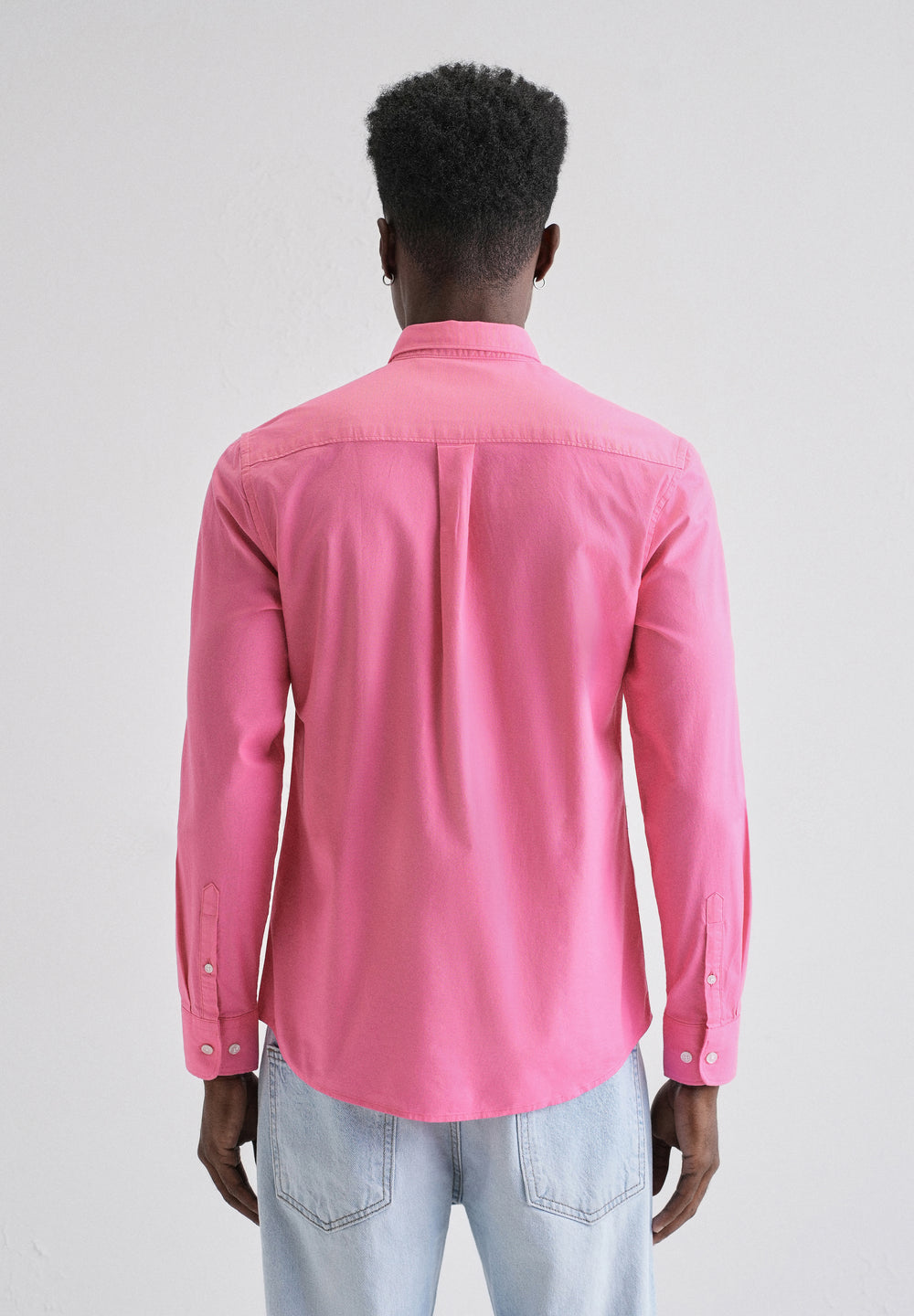 Knockout Pink Plain Oxford Shirt