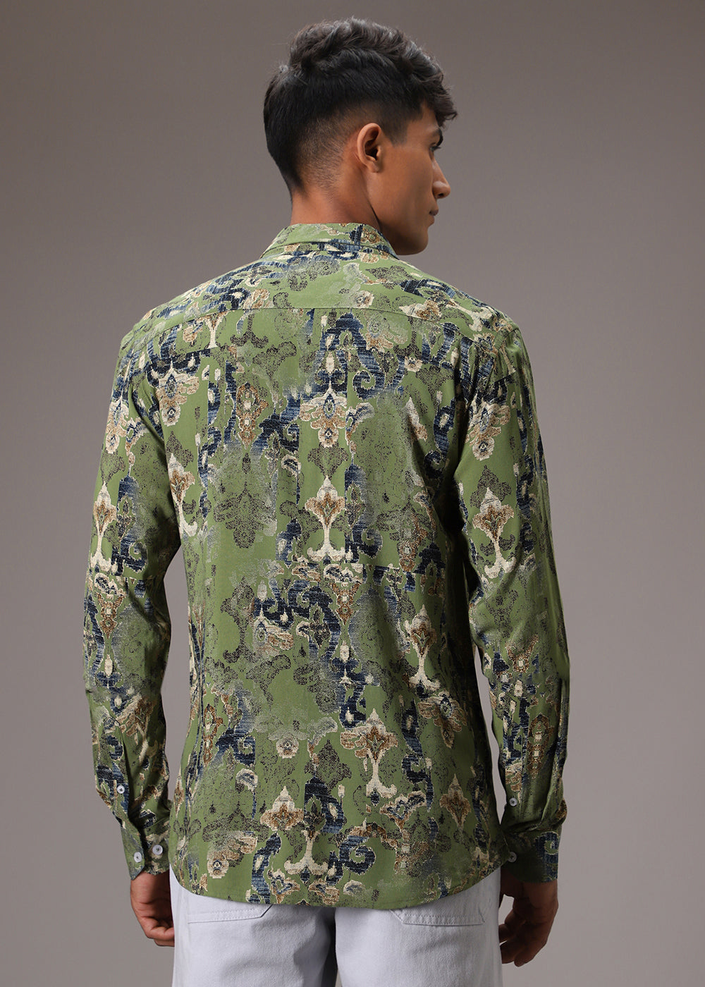 Misty Green Feather Shirt