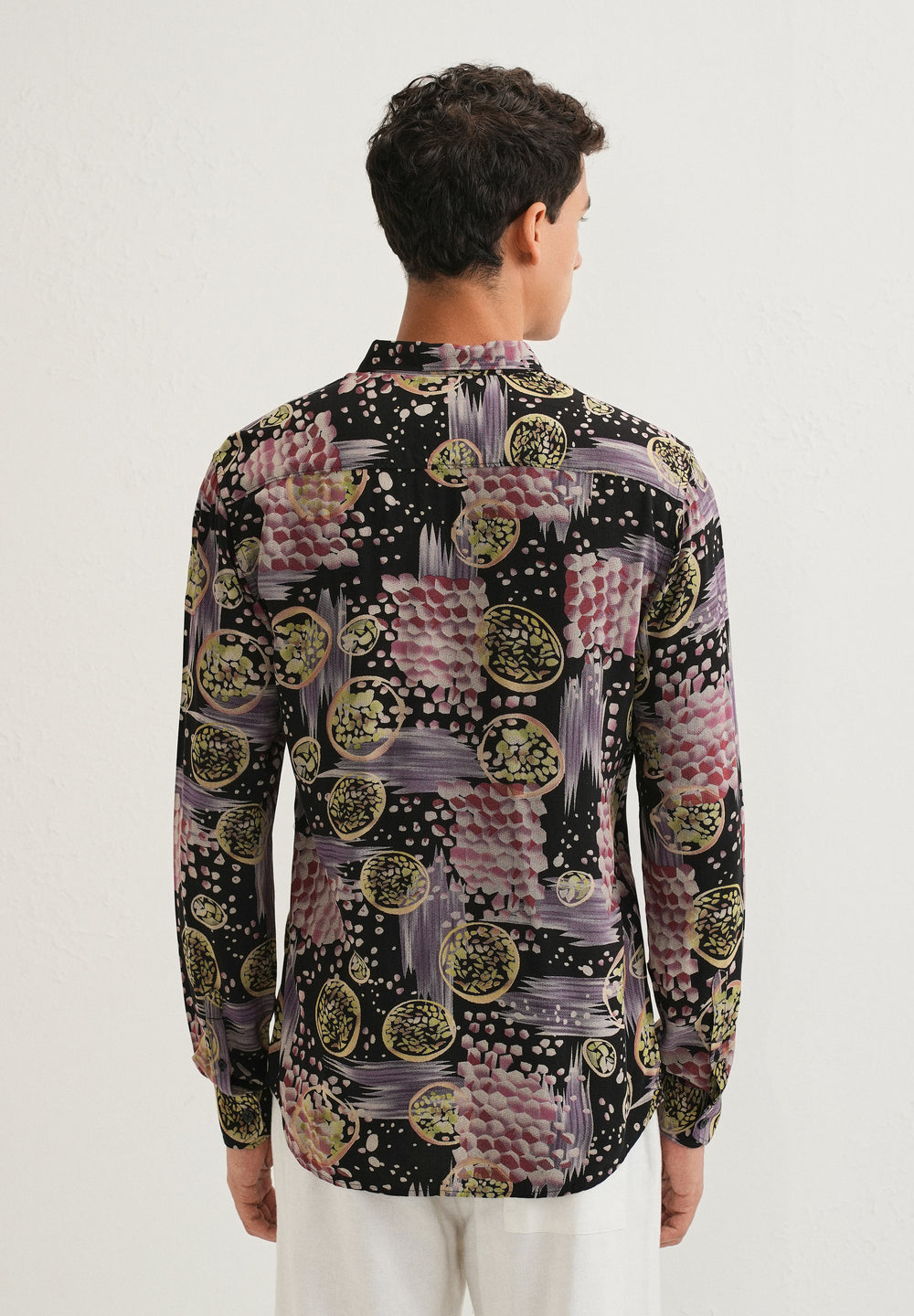 Lavender Abstract Feather Shirt