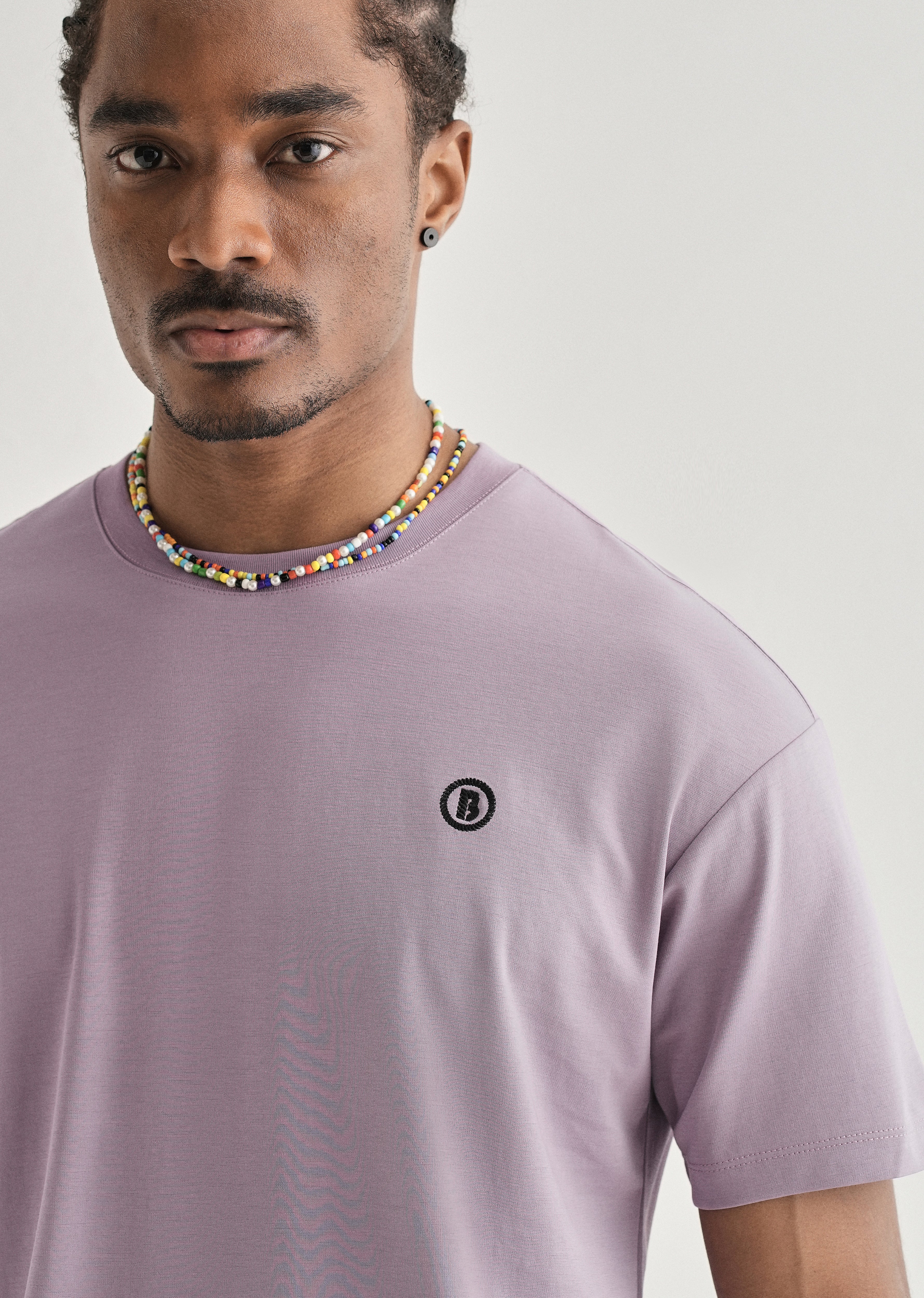 Lavender Crew Neck T-shirt