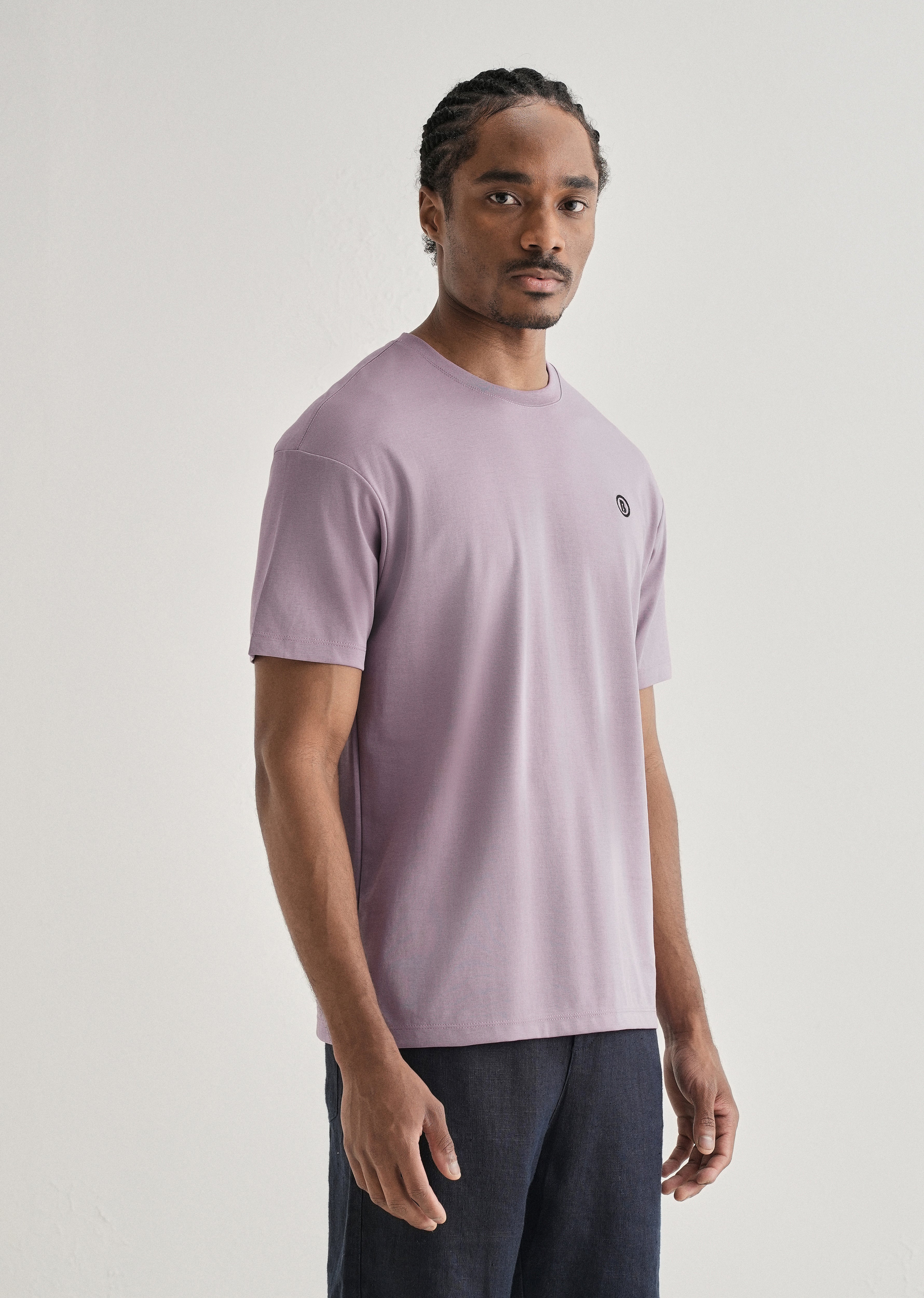 Lavender Crew Neck T-shirt