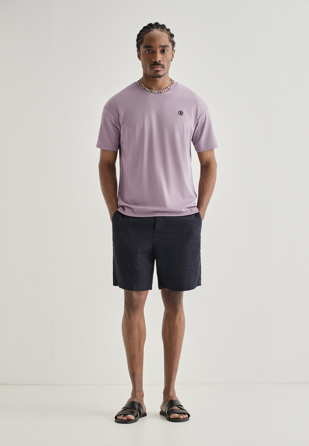 Lavender Crew Neck T-shirt