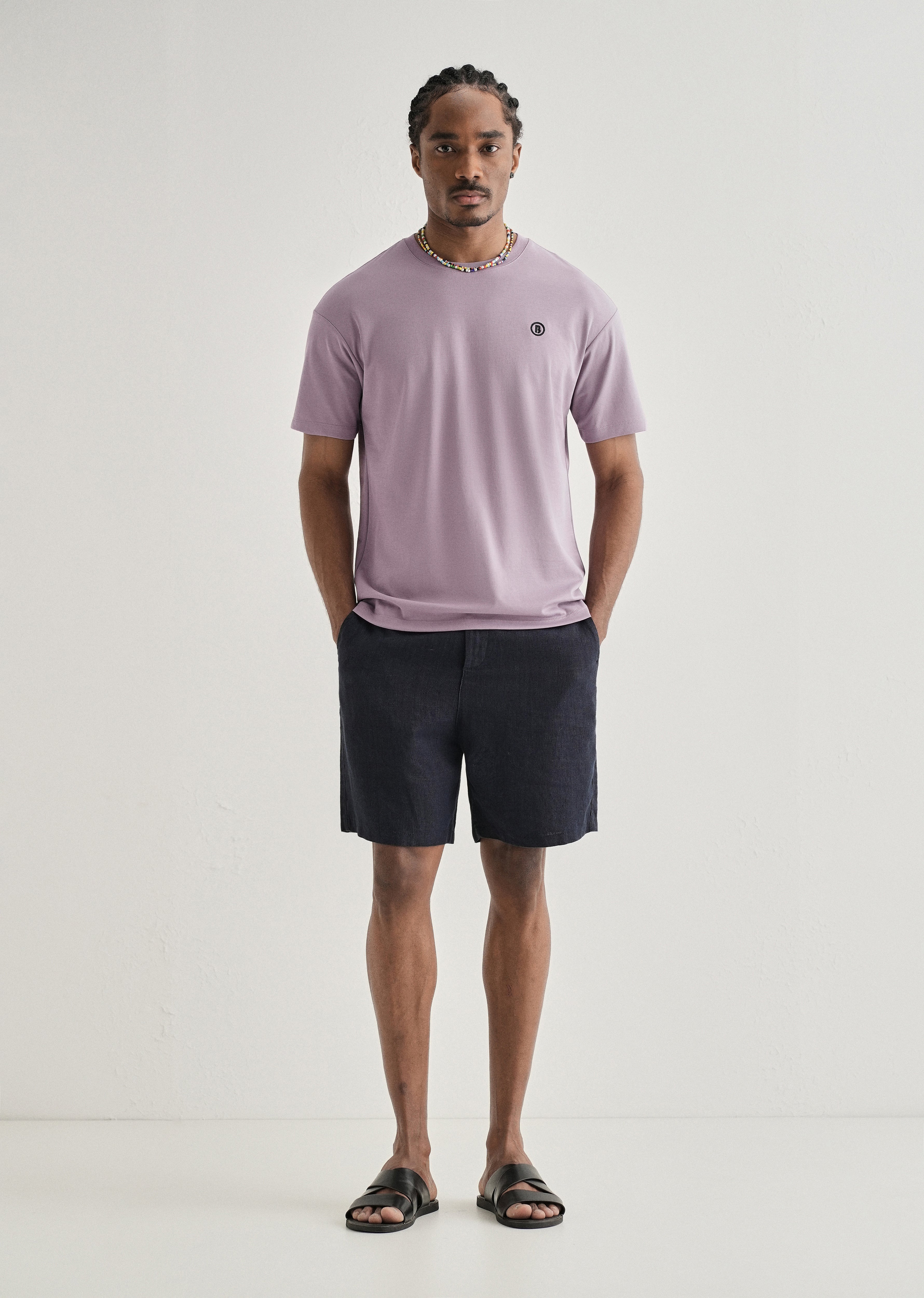Lavender Crew Neck T-shirt
