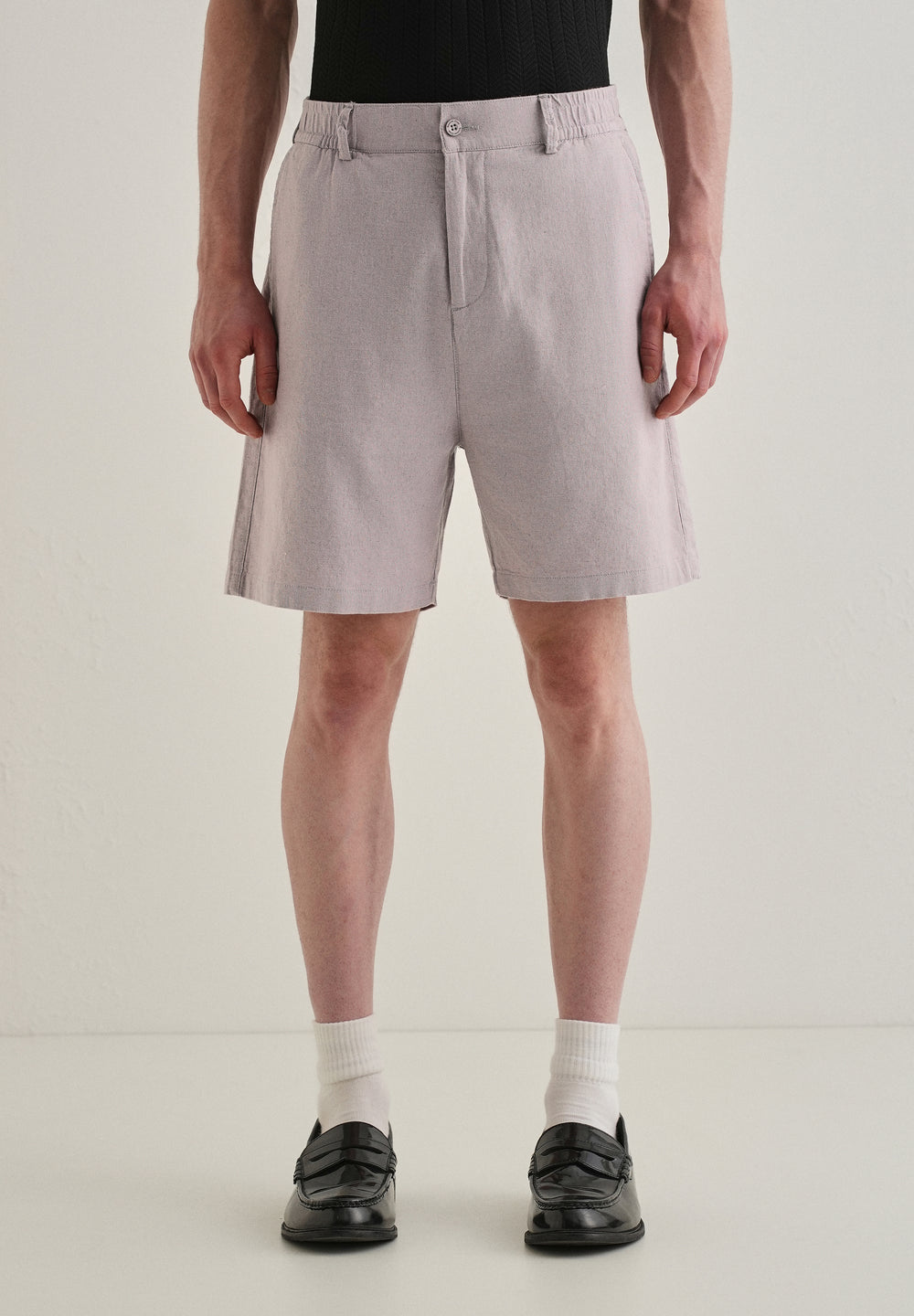 Lavender Linen Shorts