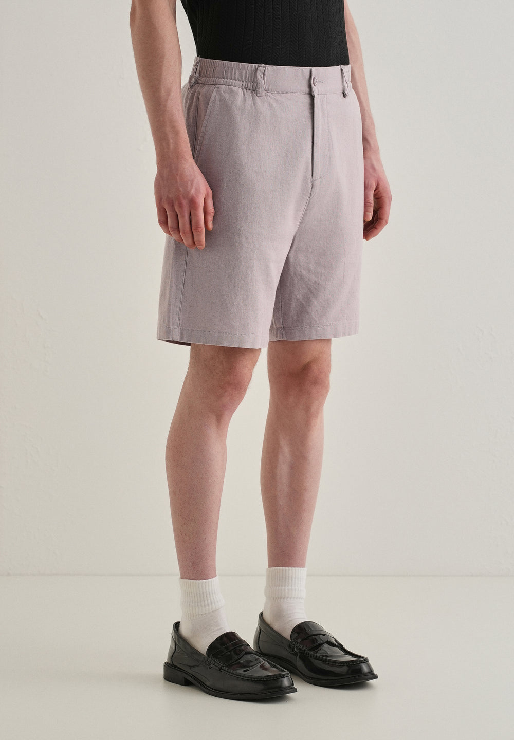 Lavender Linen Shorts