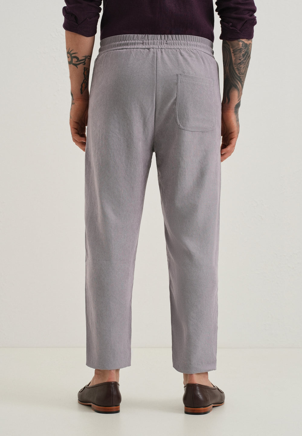 Lavender Pin Stripe Corduroy Pant