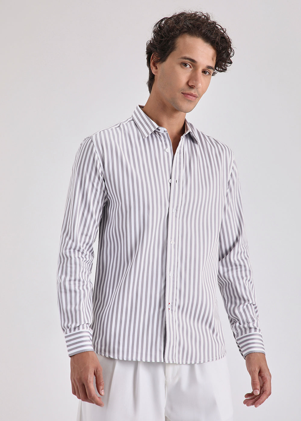 Lavender Pin Stripe Shirt