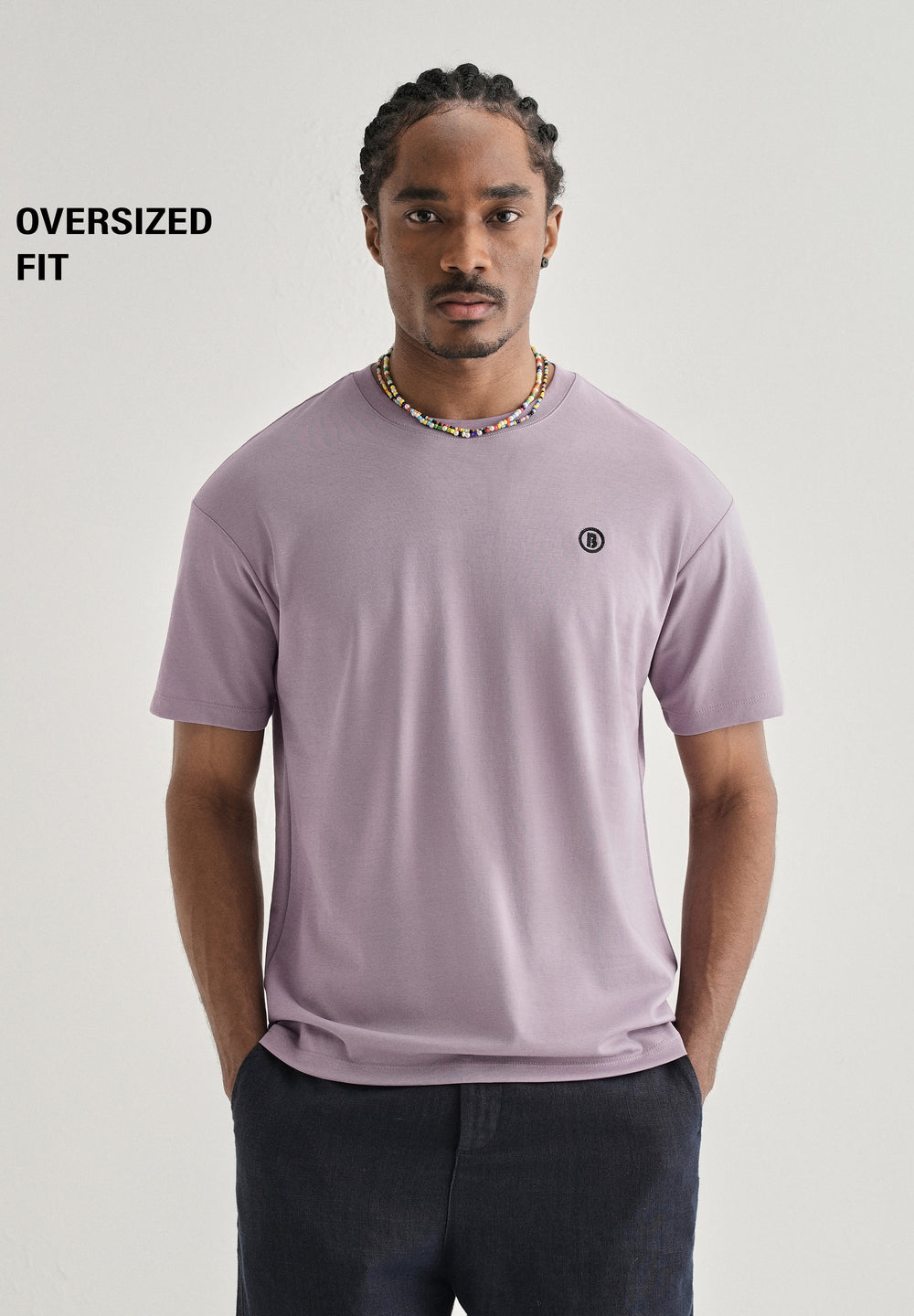 Lavender Crew Neck T-shirt