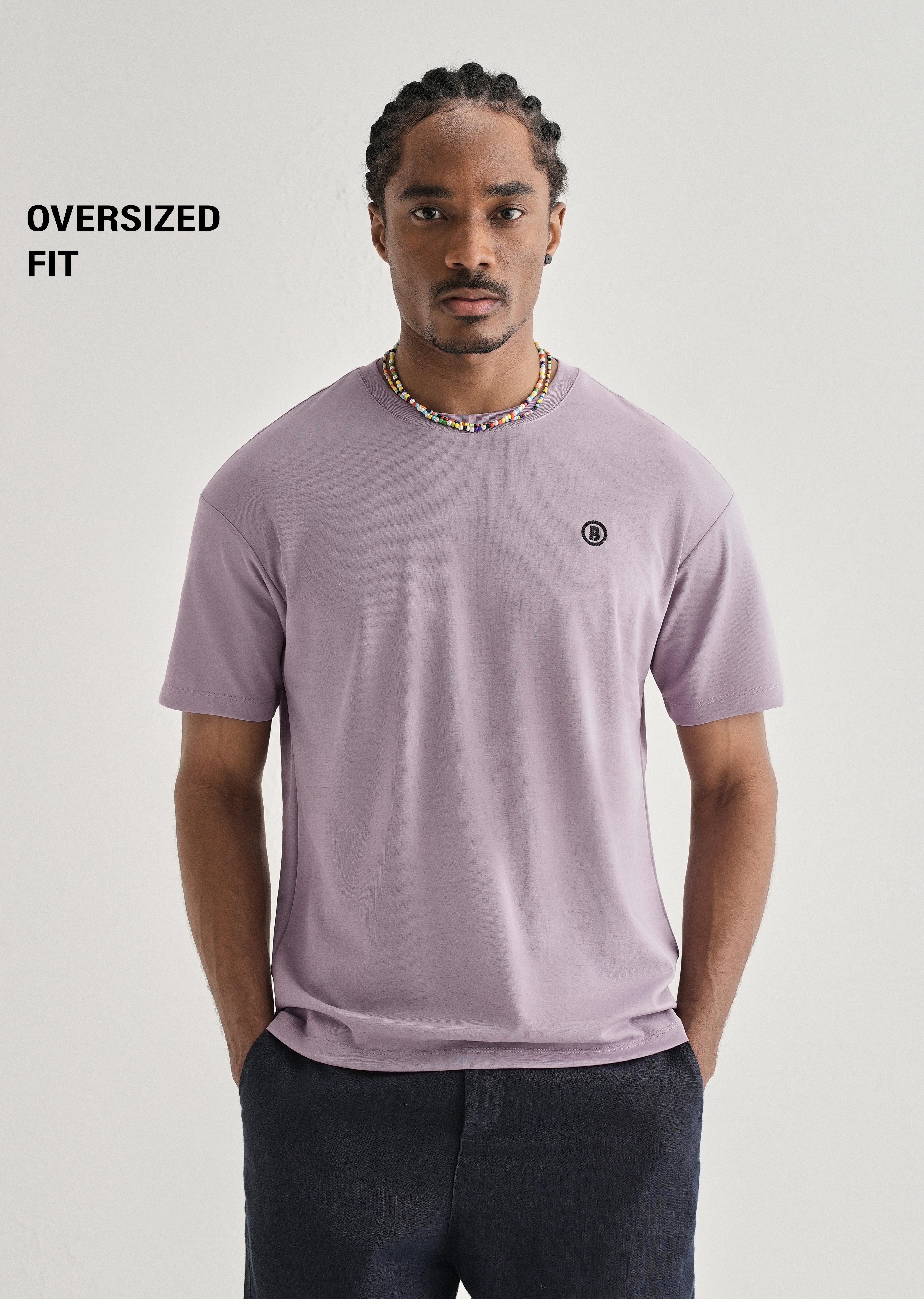 Lavender Crew Neck T-shirt